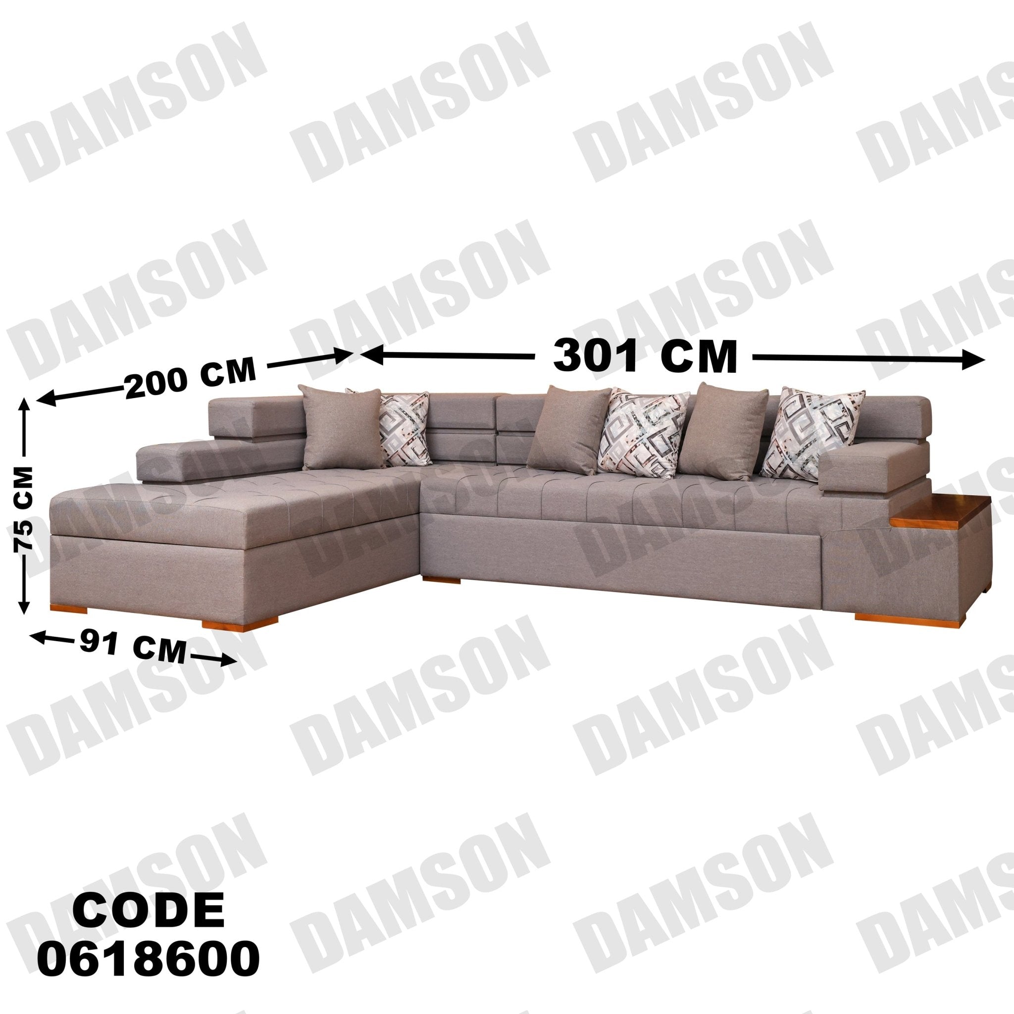 ركنة سرير و سحارة 186 - Damson Furnitureركنة سرير و سحارة 186