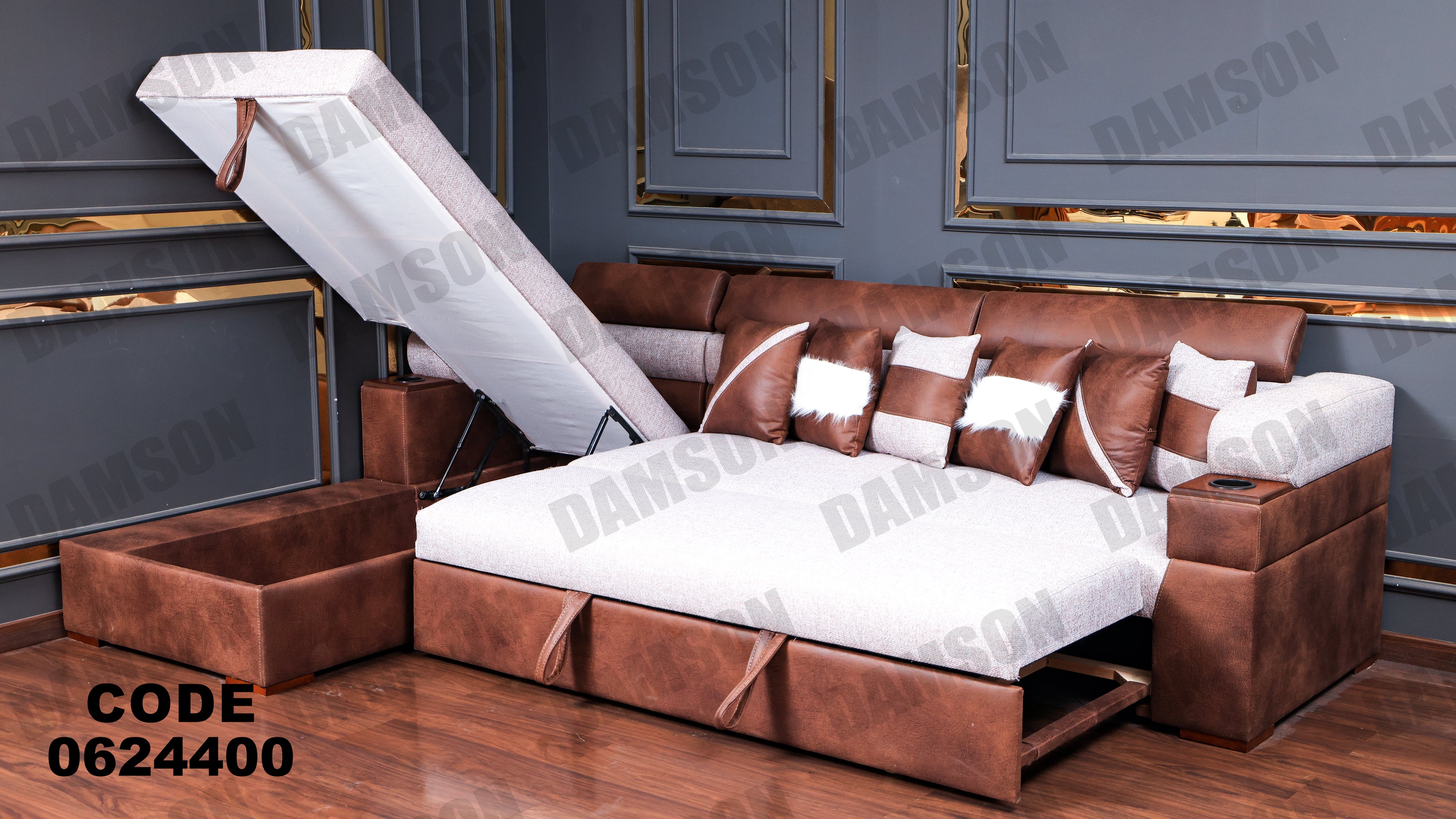 ركنة سرير وسحارة 244 - Damson Furnitureركنة سرير وسحارة 244