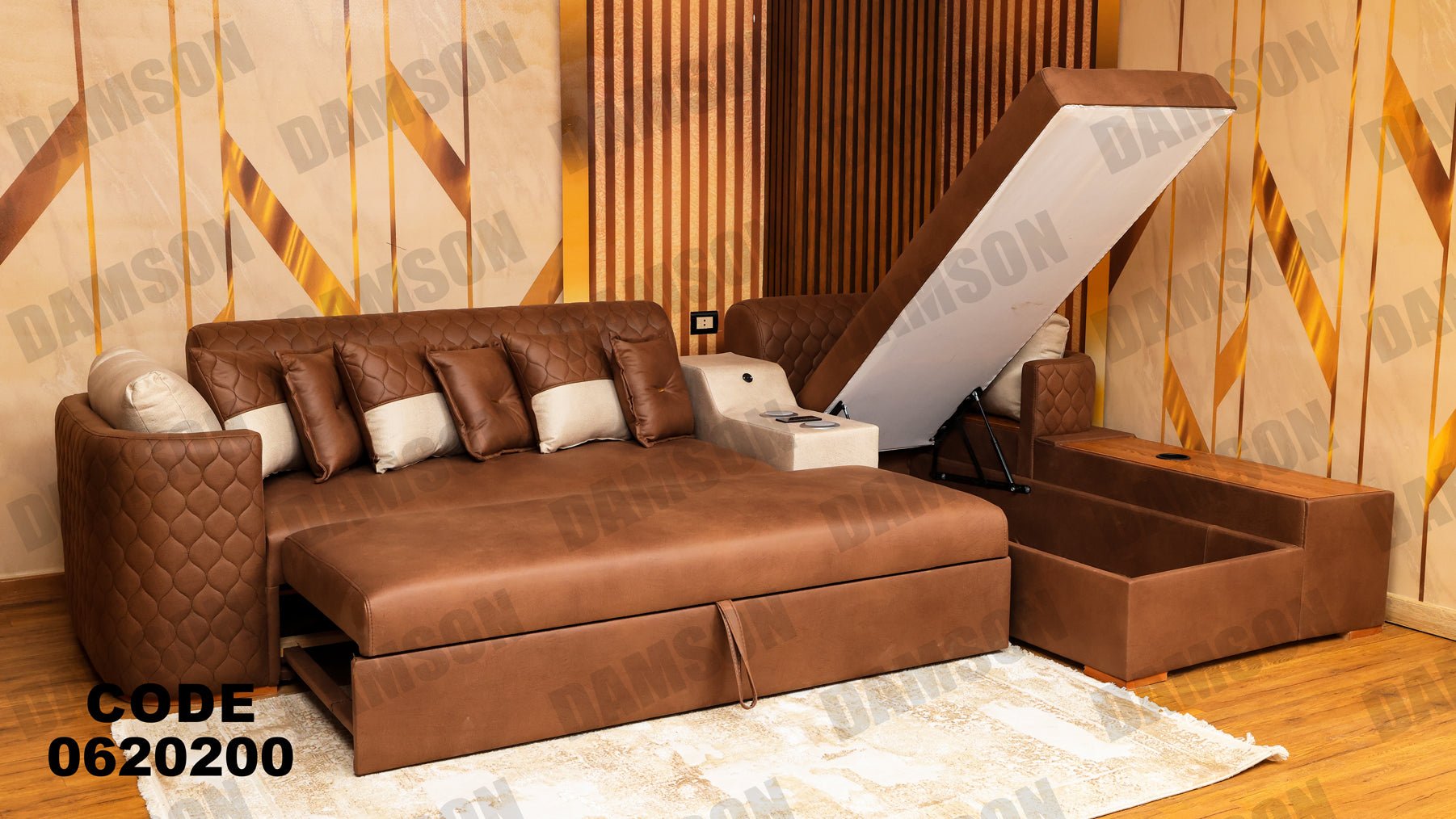 ركنة سرير وسحارة 202 - Damson Furnitureركنة سرير وسحارة 202