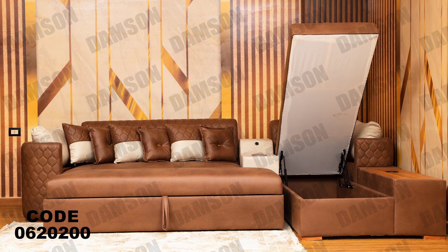 ركنة سرير وسحارة 202 - Damson Furnitureركنة سرير وسحارة 202