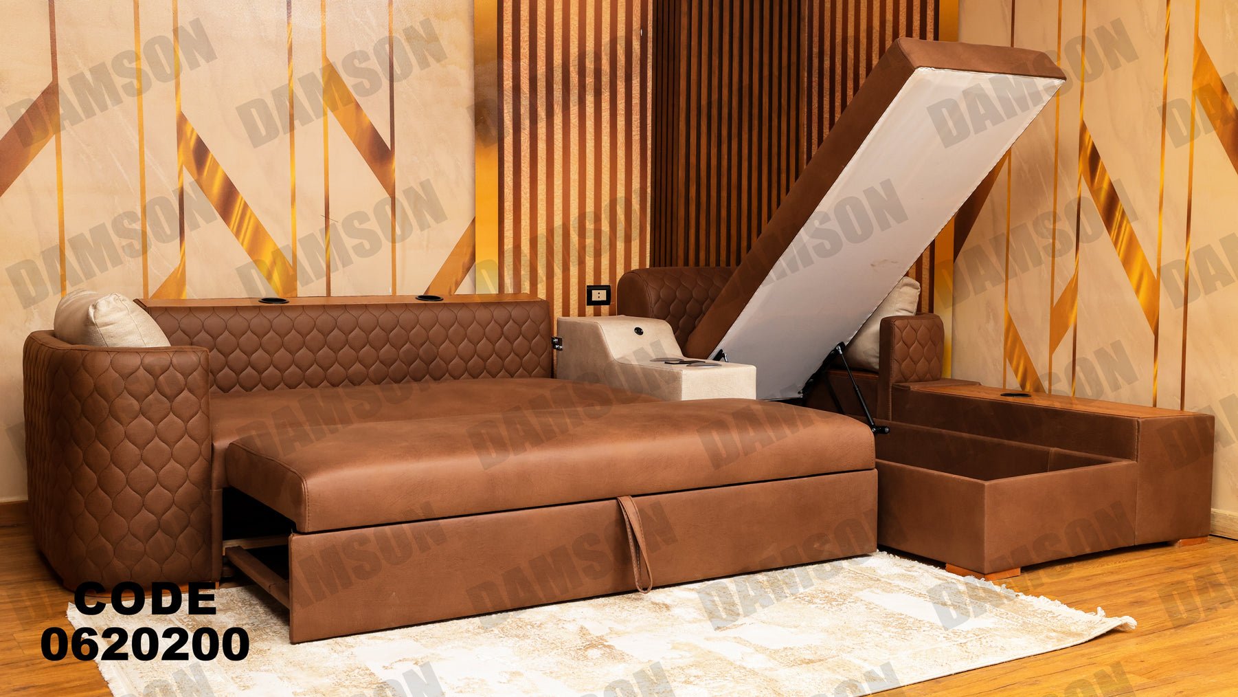 ركنة سرير وسحارة 202 - Damson Furnitureركنة سرير وسحارة 202