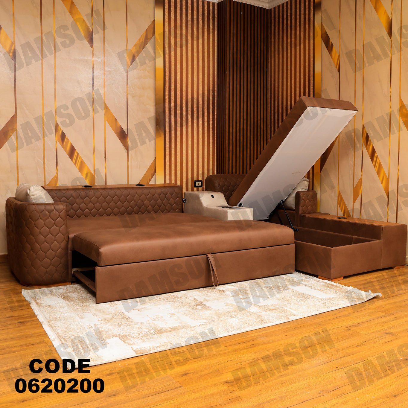 ركنة سرير وسحارة 202 - Damson Furnitureركنة سرير وسحارة 202