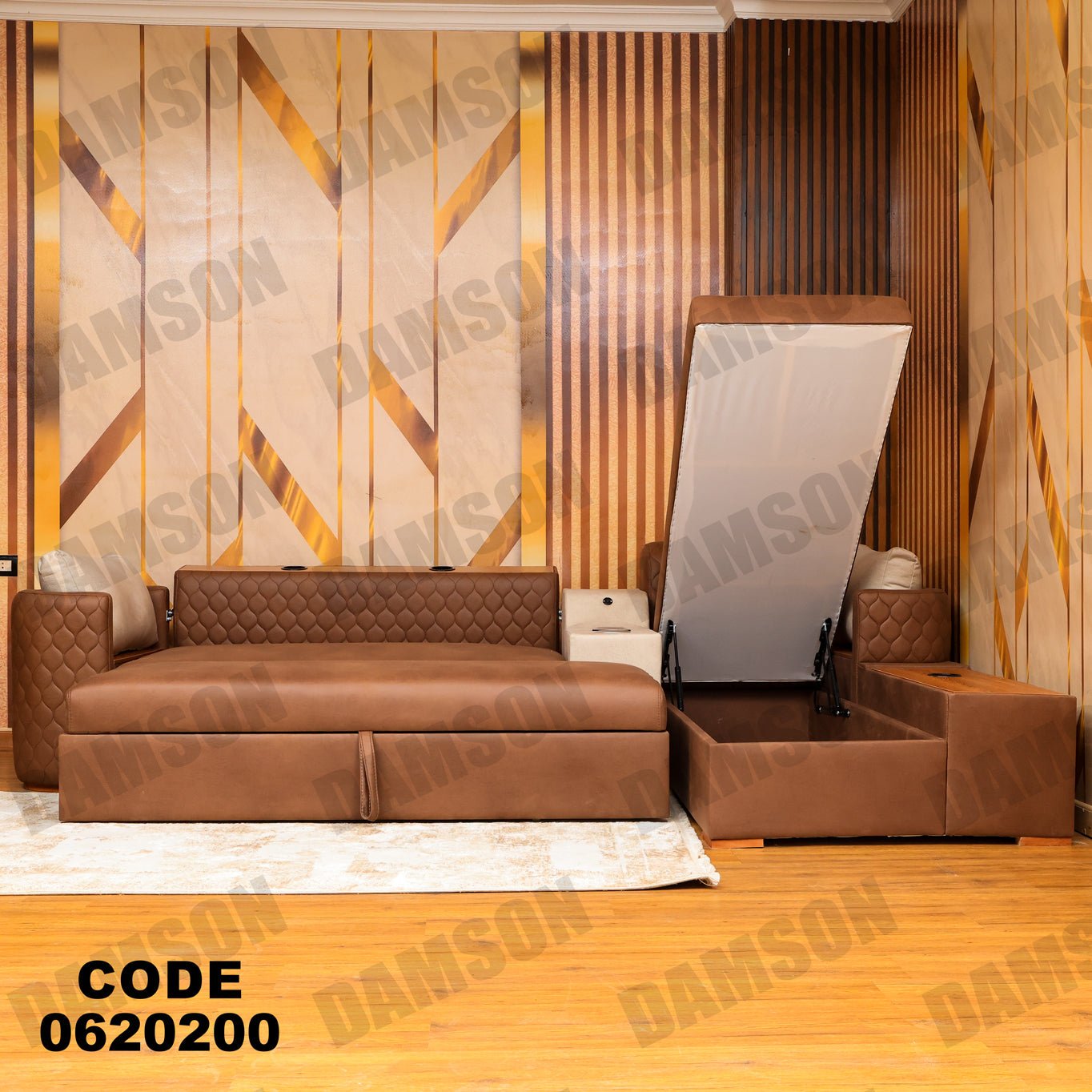 ركنة سرير وسحارة 202 - Damson Furnitureركنة سرير وسحارة 202