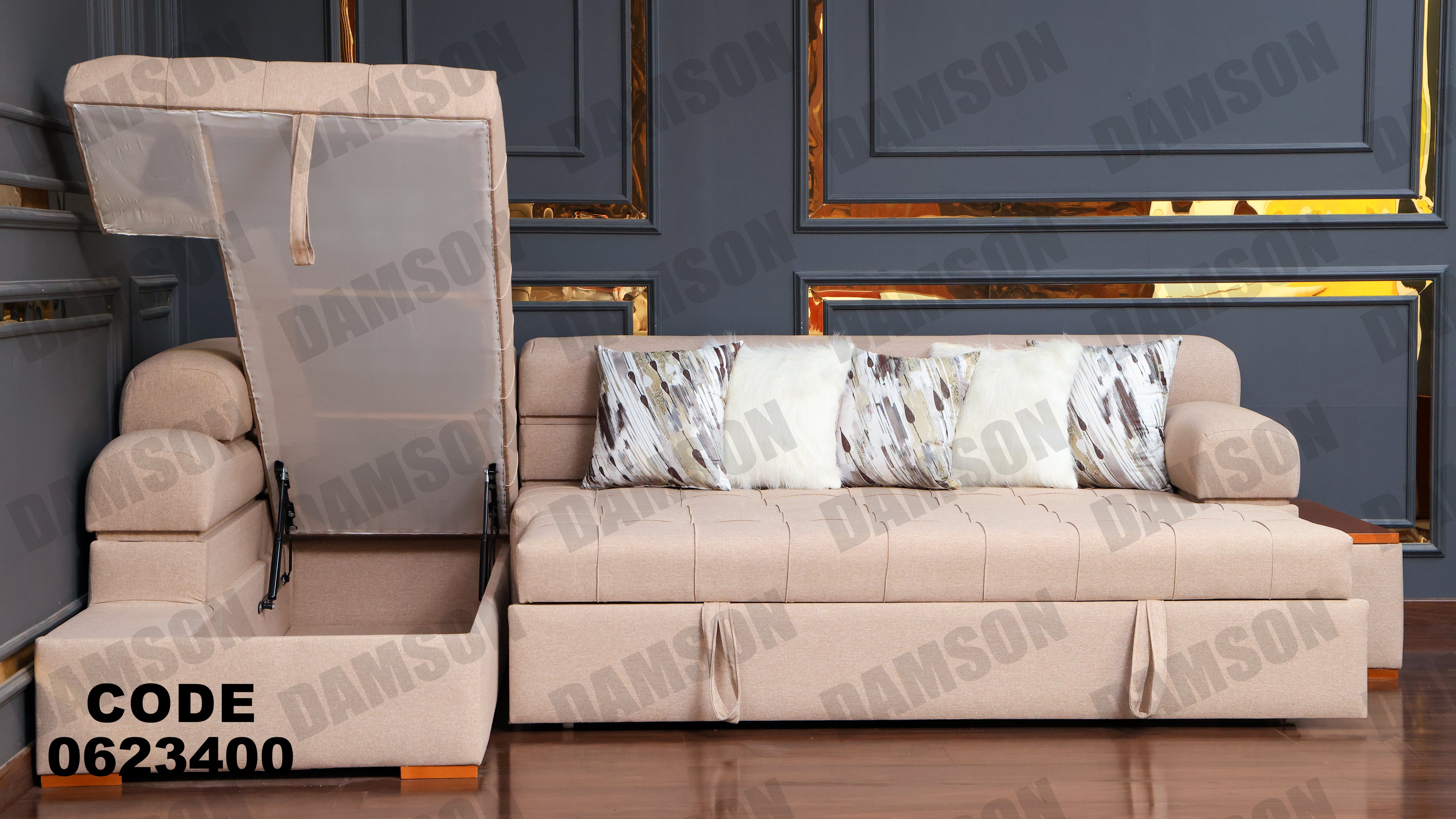 ركنة سرير وسحارة 234 - Damson Furnitureركنة سرير وسحارة 234