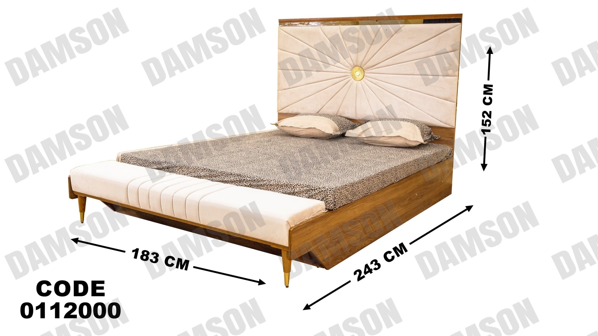 غرفة نوم ماستر 120 - Damson Furnitureغرفة نوم ماستر 120