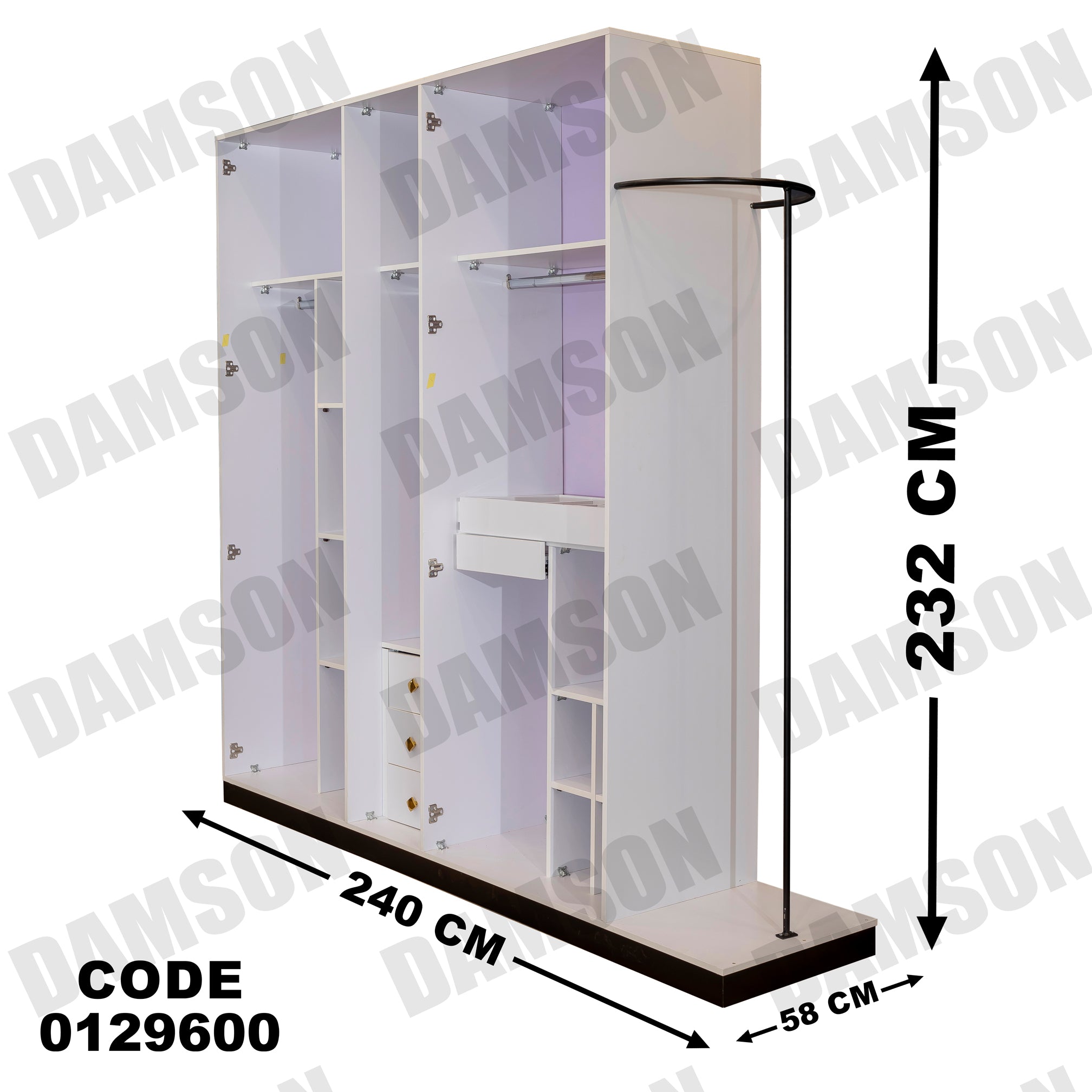 غرفة نوم ماستر 296 - Damson Furnitureغرفة نوم ماستر 296