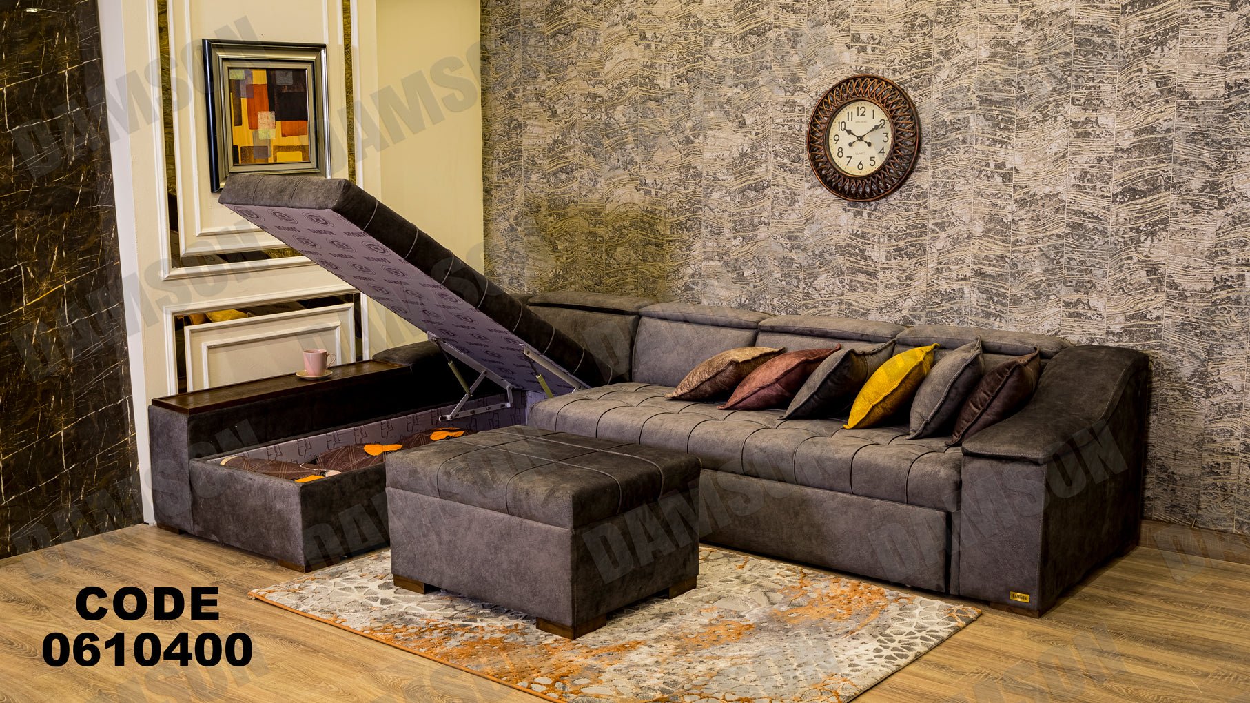 ركنة سرير وسحارة 104 - Damson Furnitureركنة سرير وسحارة 104