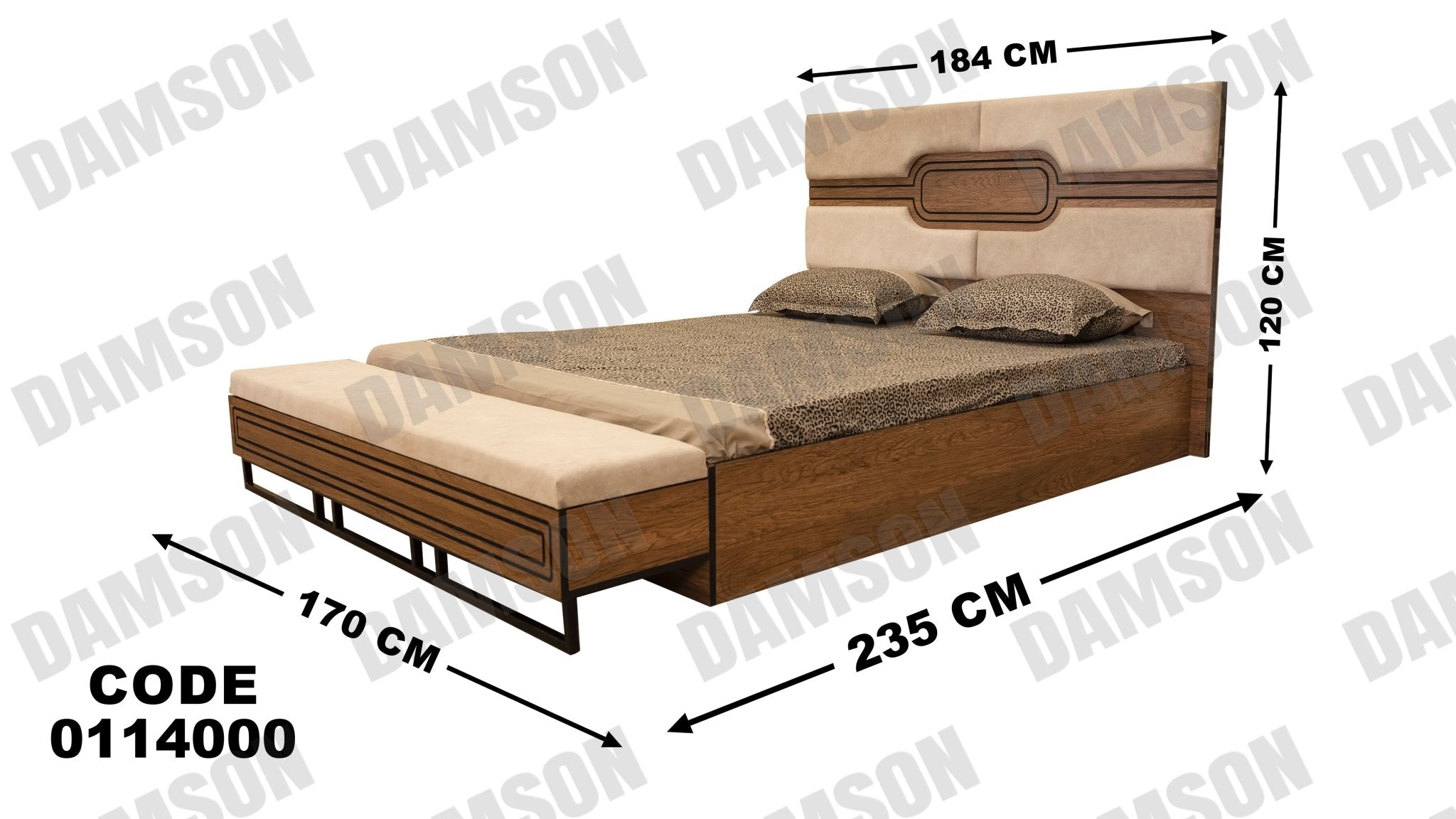 غرفة نوم ماستر 140 - Damson Furnitureغرفة نوم ماستر 140