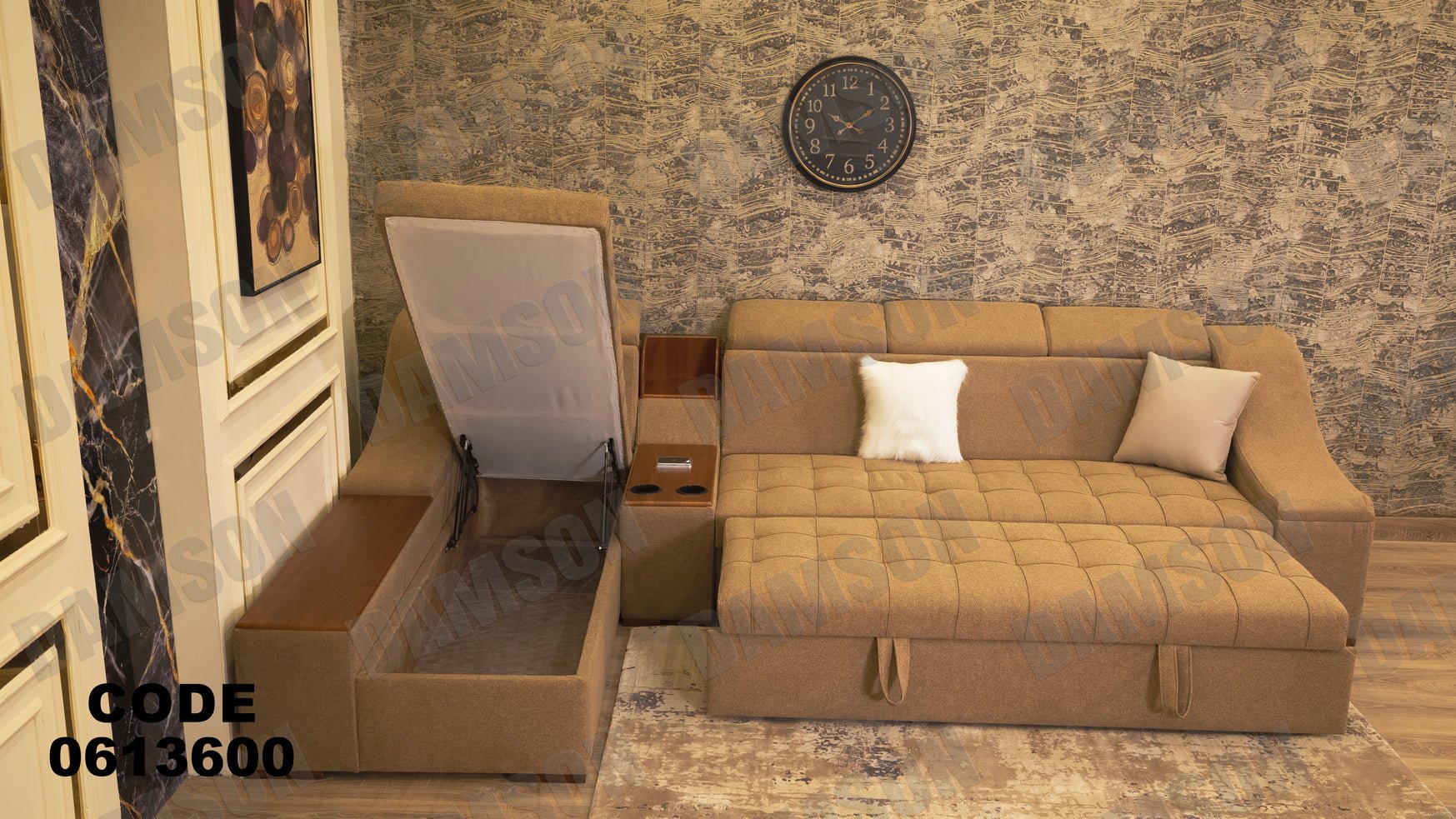 ركنة سرير و سحارة 136 - Damson Furnitureركنة سرير و سحارة 136
