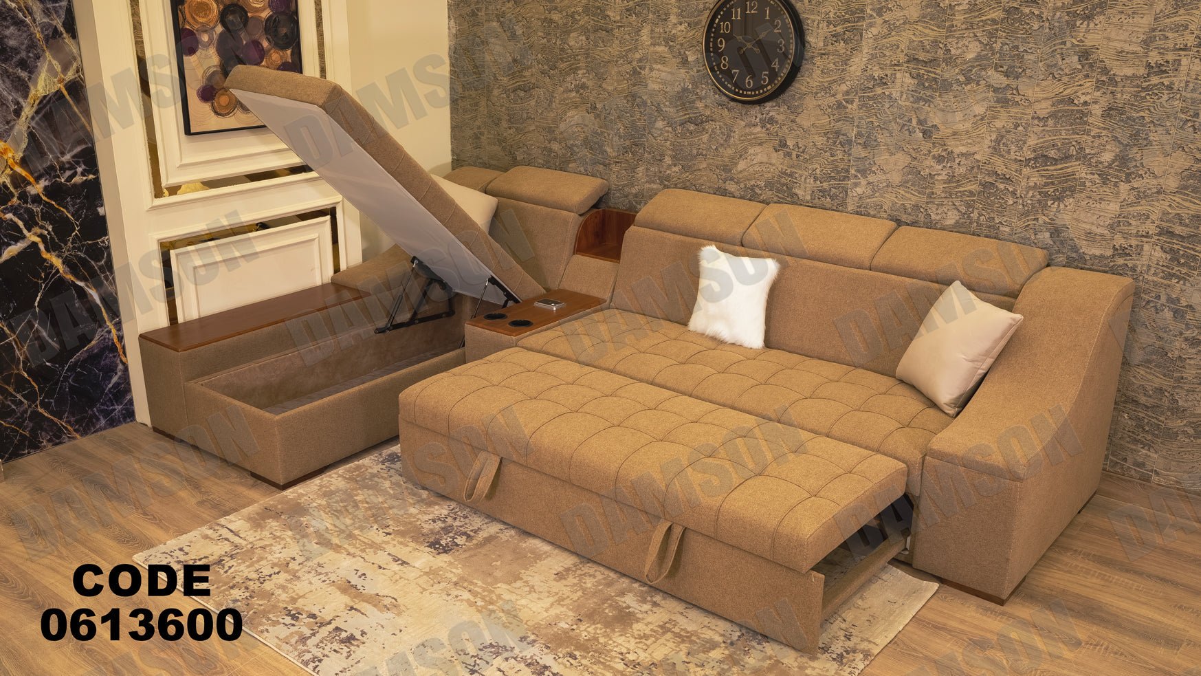 ركنة سرير و سحارة 136 - Damson Furnitureركنة سرير و سحارة 136