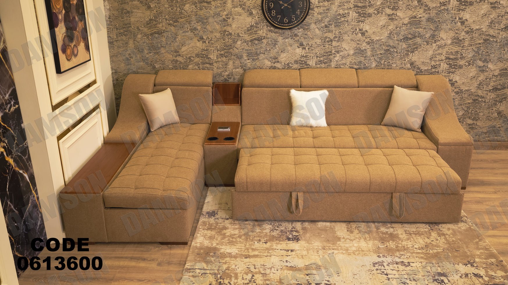 ركنة سرير و سحارة 136 - Damson Furnitureركنة سرير و سحارة 136