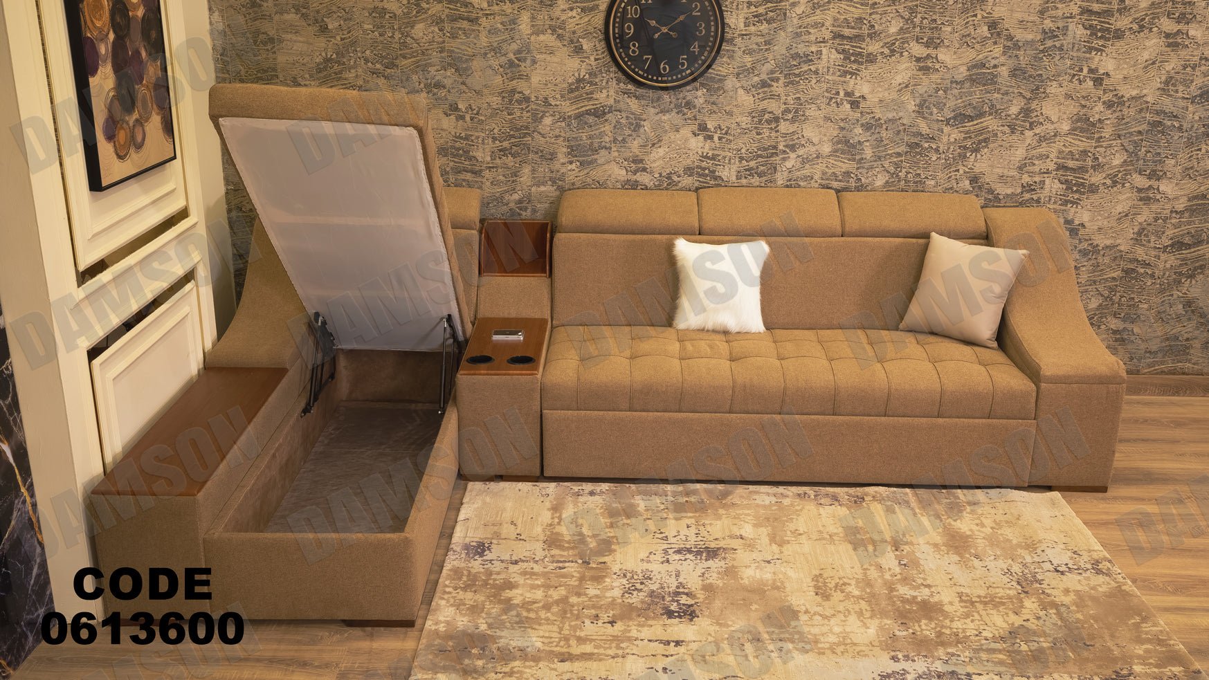 ركنة سرير و سحارة 136 - Damson Furnitureركنة سرير و سحارة 136