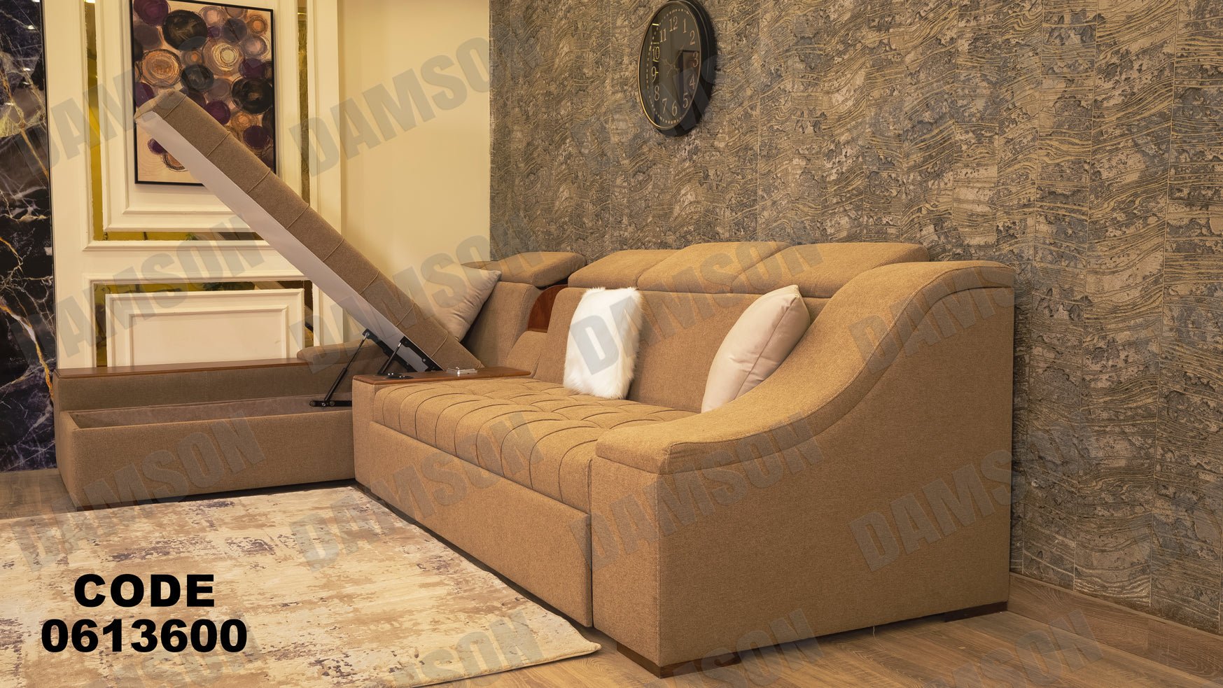 ركنة سرير و سحارة 136 - Damson Furnitureركنة سرير و سحارة 136