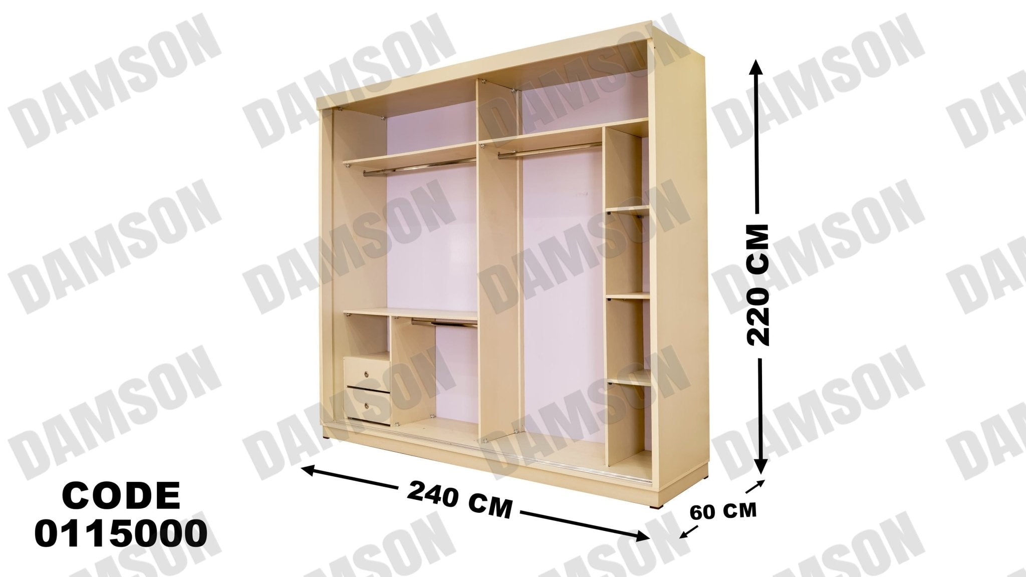 غرفة نوم ماستر 150 - Damson Furnitureغرفة نوم ماستر 150