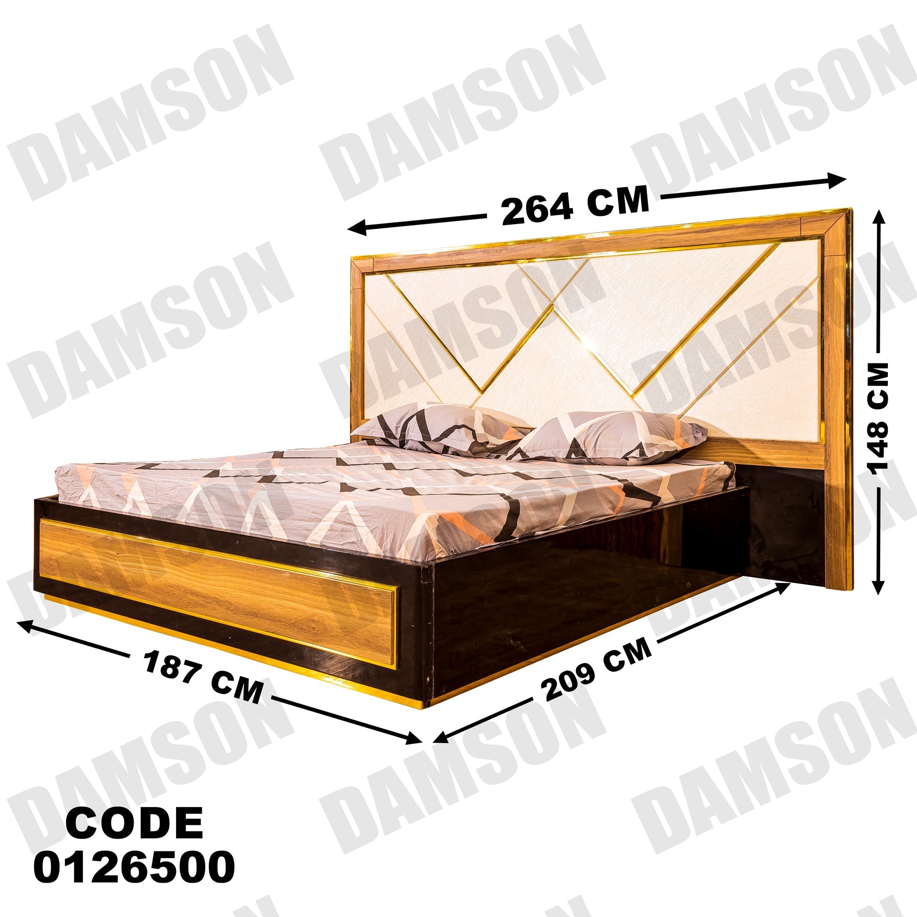 غرفة نوم ماستر 265 - Damson Furnitureغرفة نوم ماستر 265