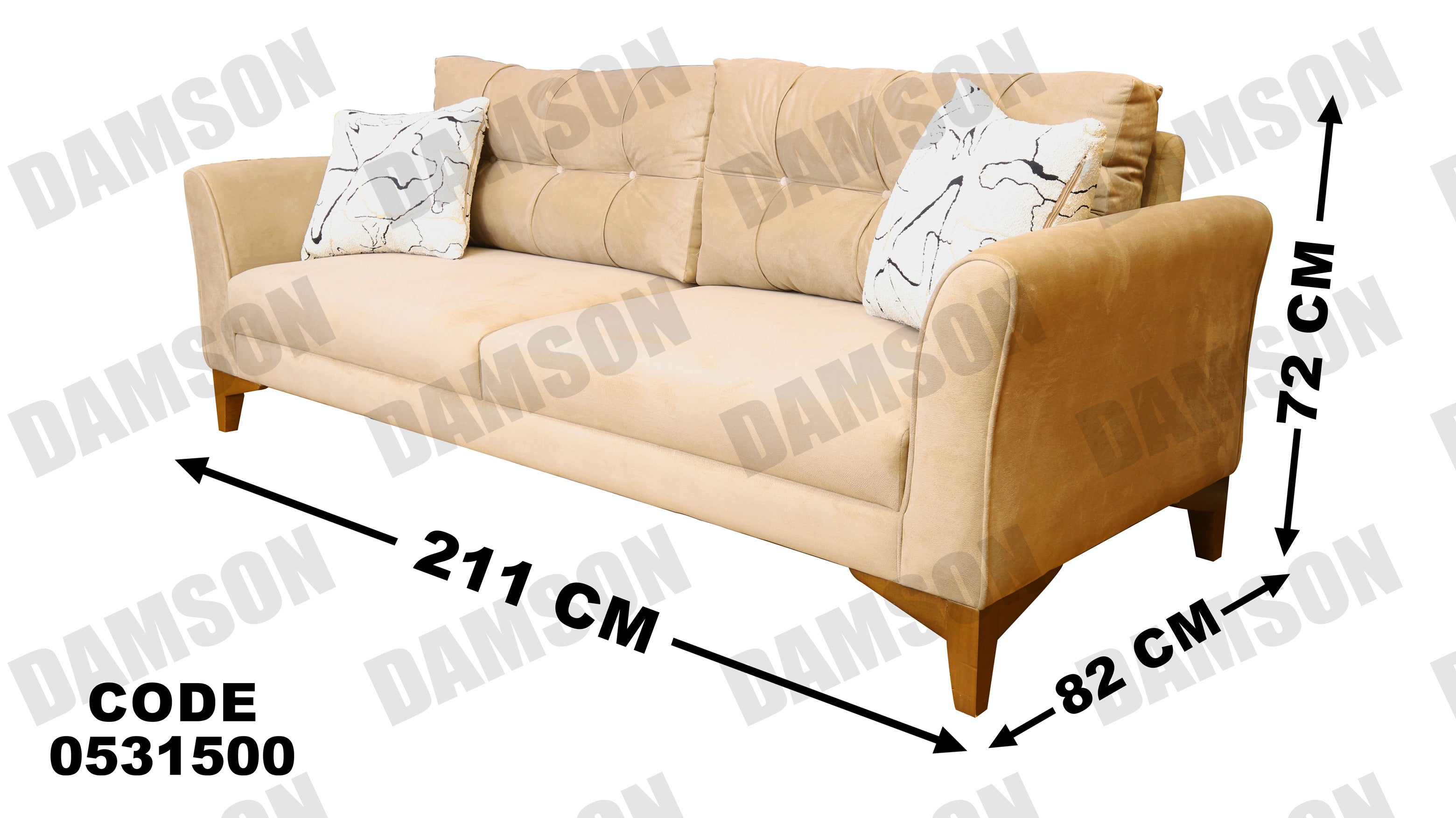 كنبة 3-315 - Damson Furnitureكنبة 3-315