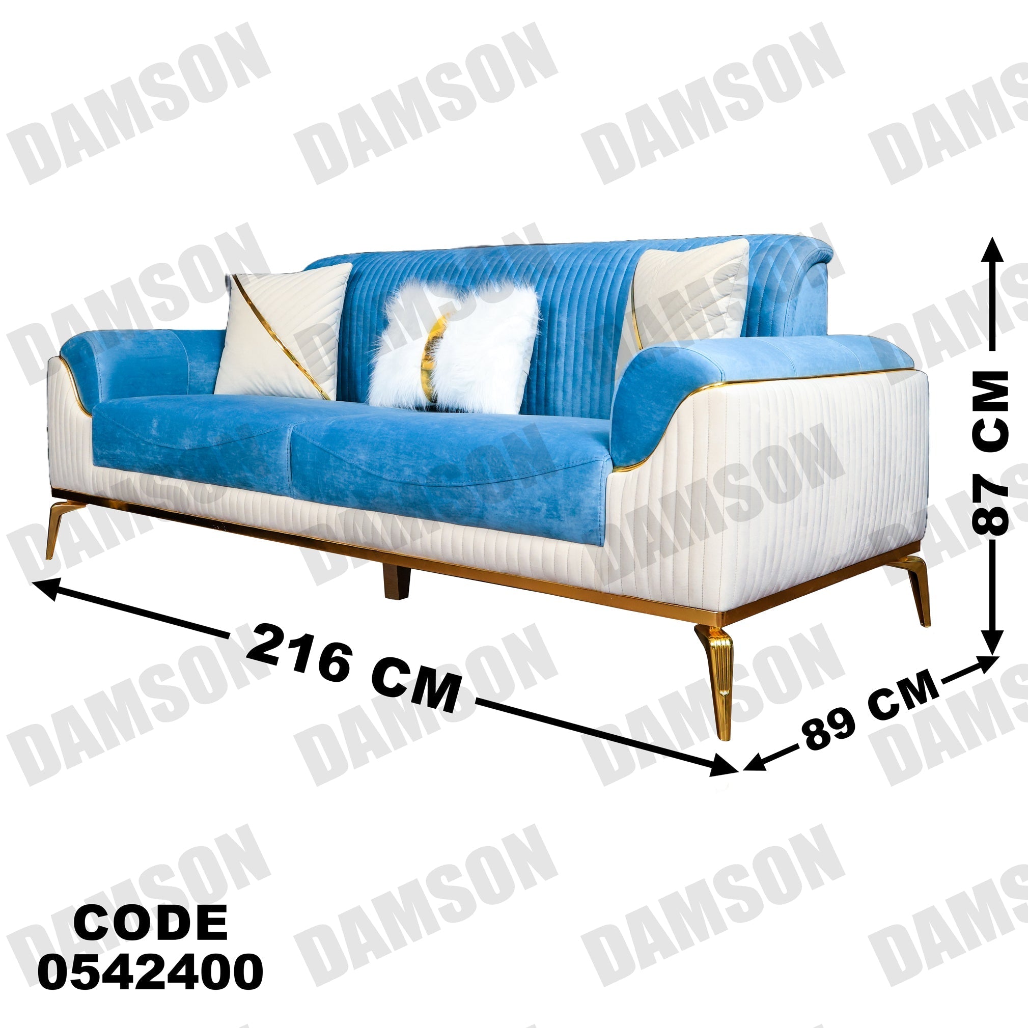 كنبة 3-424 - Damson Furnitureكنبة 3-424