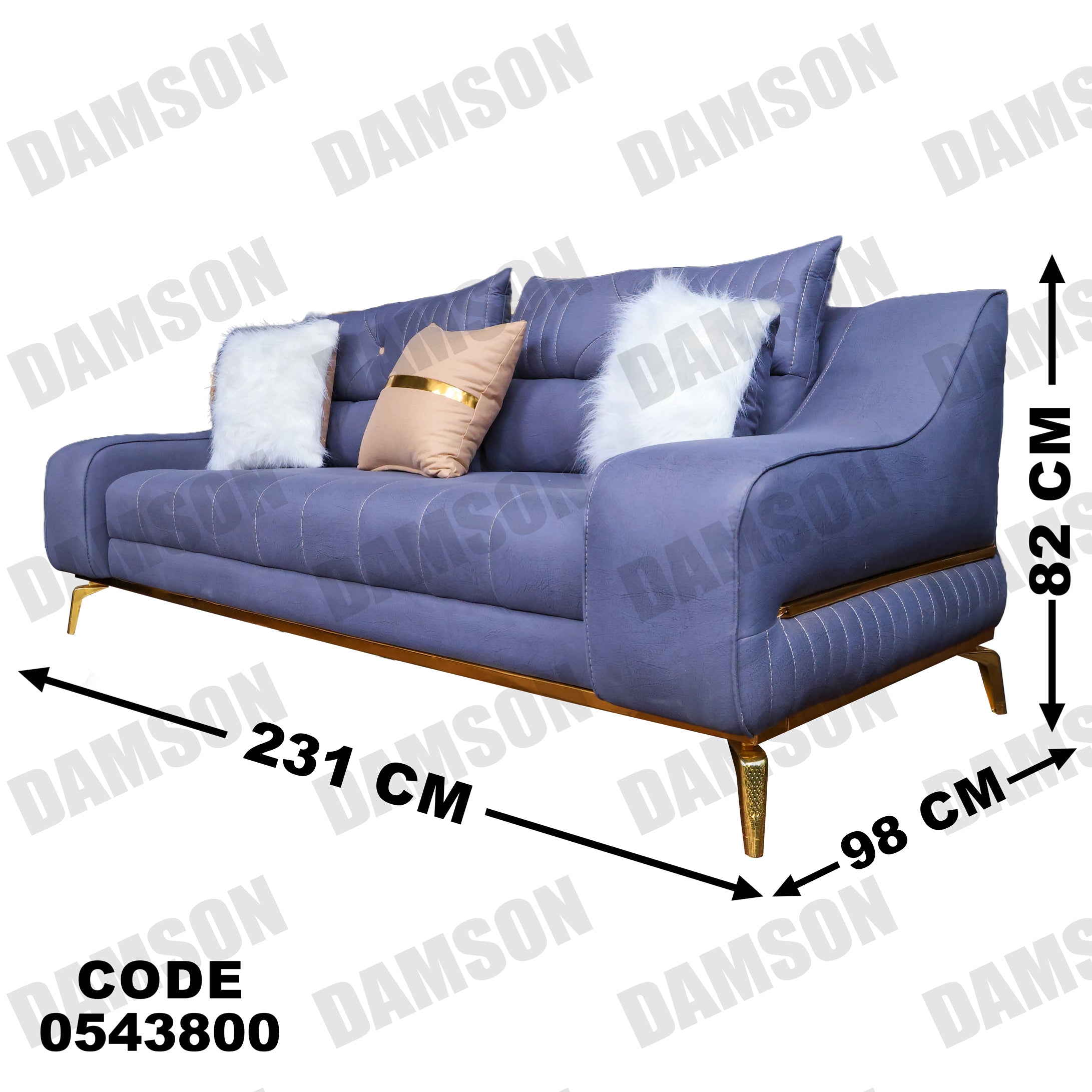 كنبة 3-438 - Damson Furnitureكنبة 3-438
