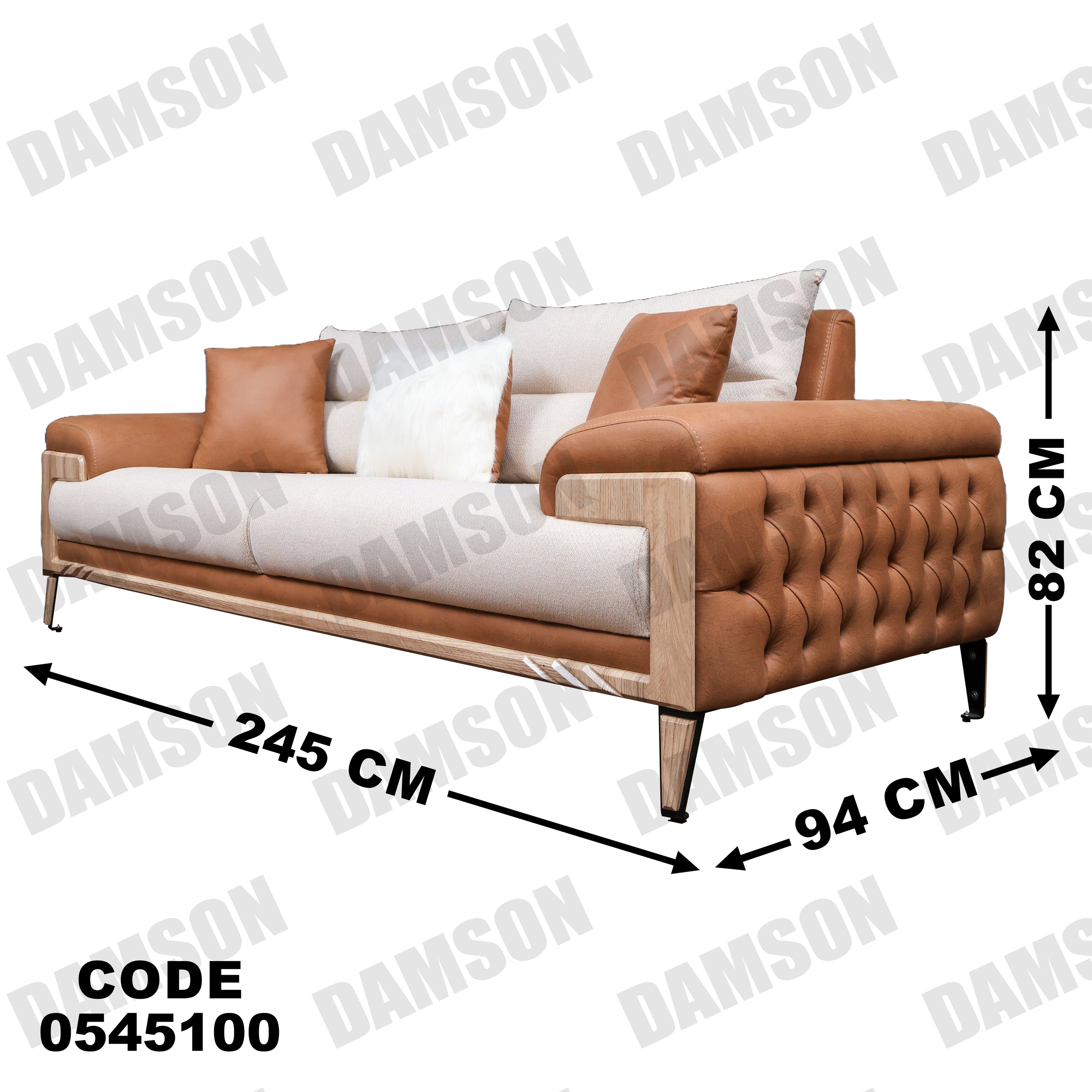 كنبة 3-451 - Damson Furnitureكنبة 3-451
