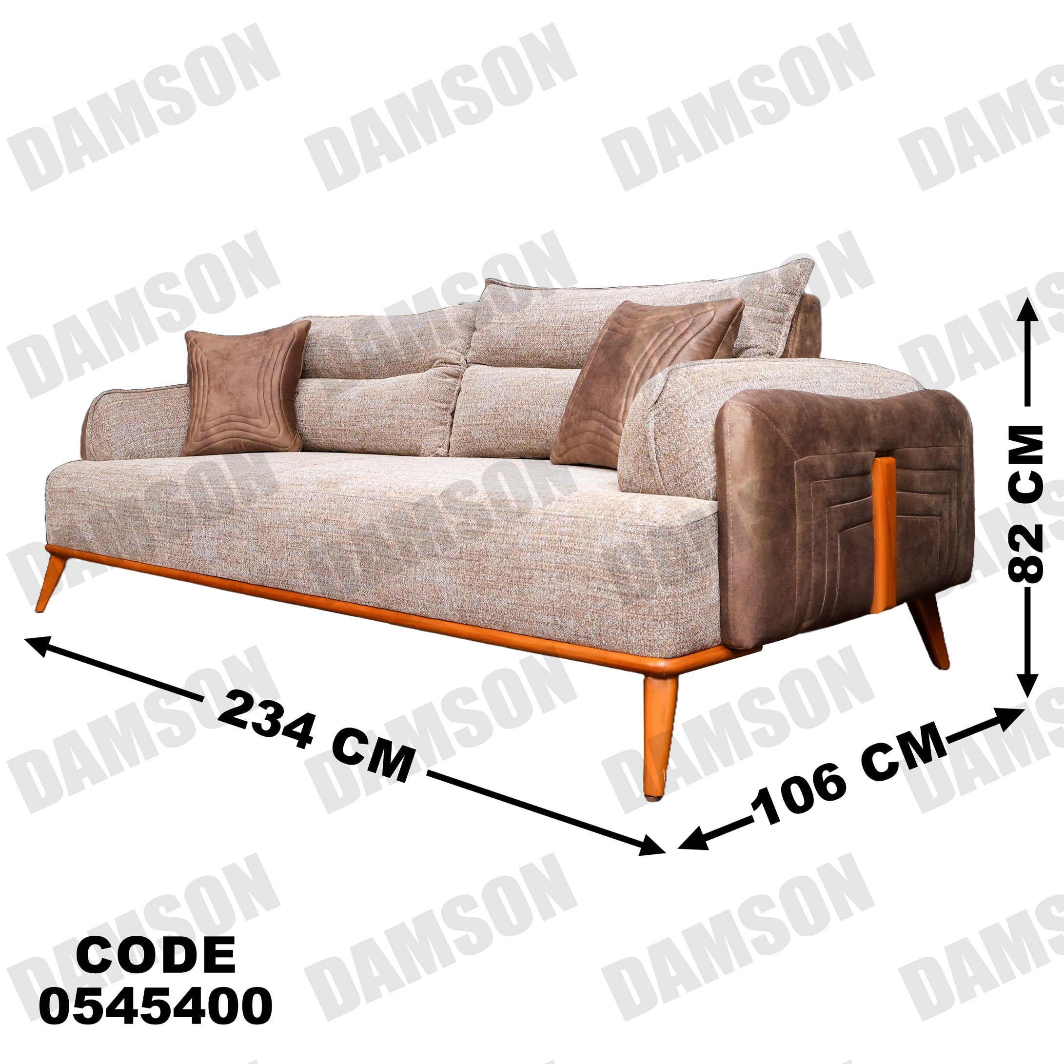 كنبة 3-454 - Damson Furnitureكنبة 3-454