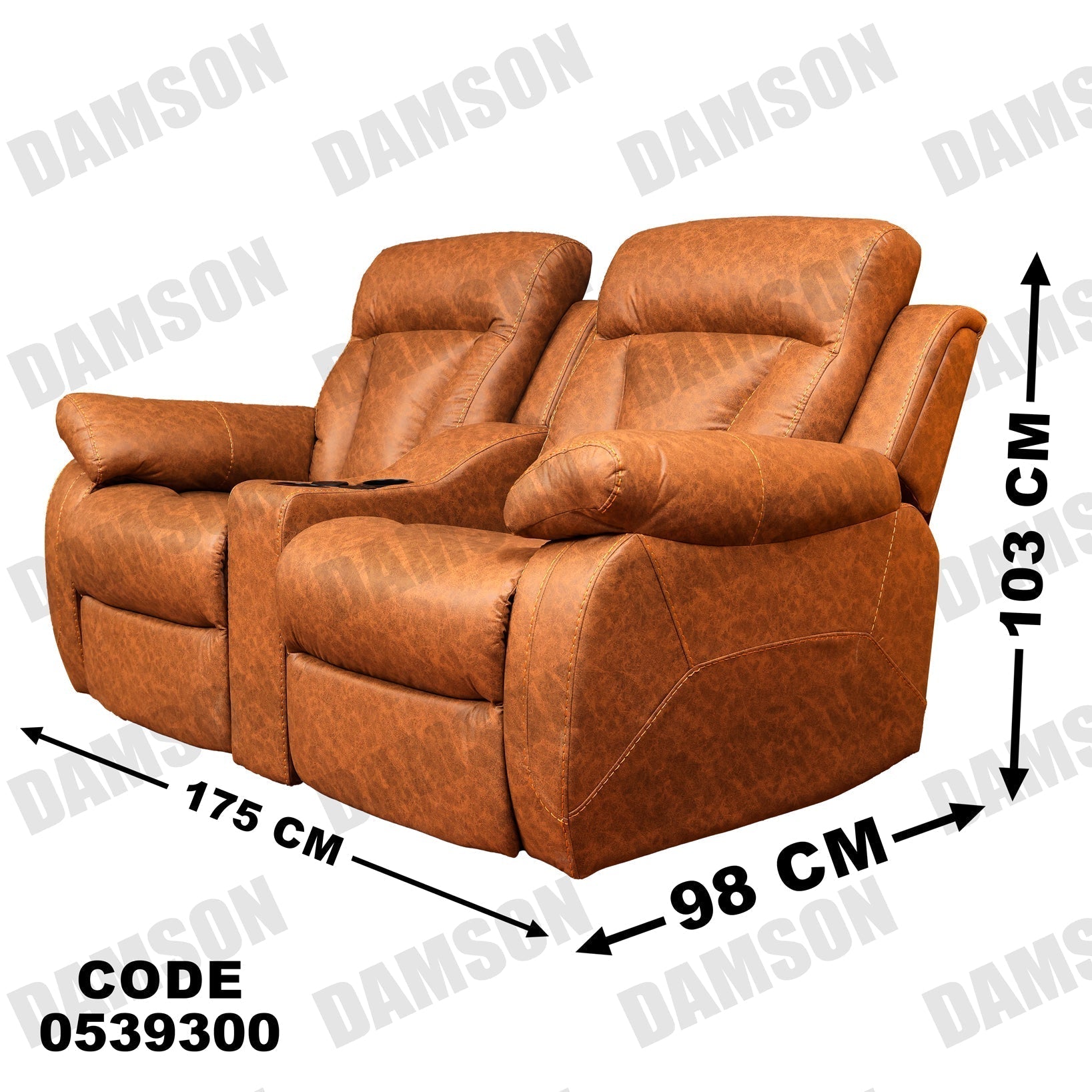 كنبة 4-393 - Damson Furnitureكنبة 4-393