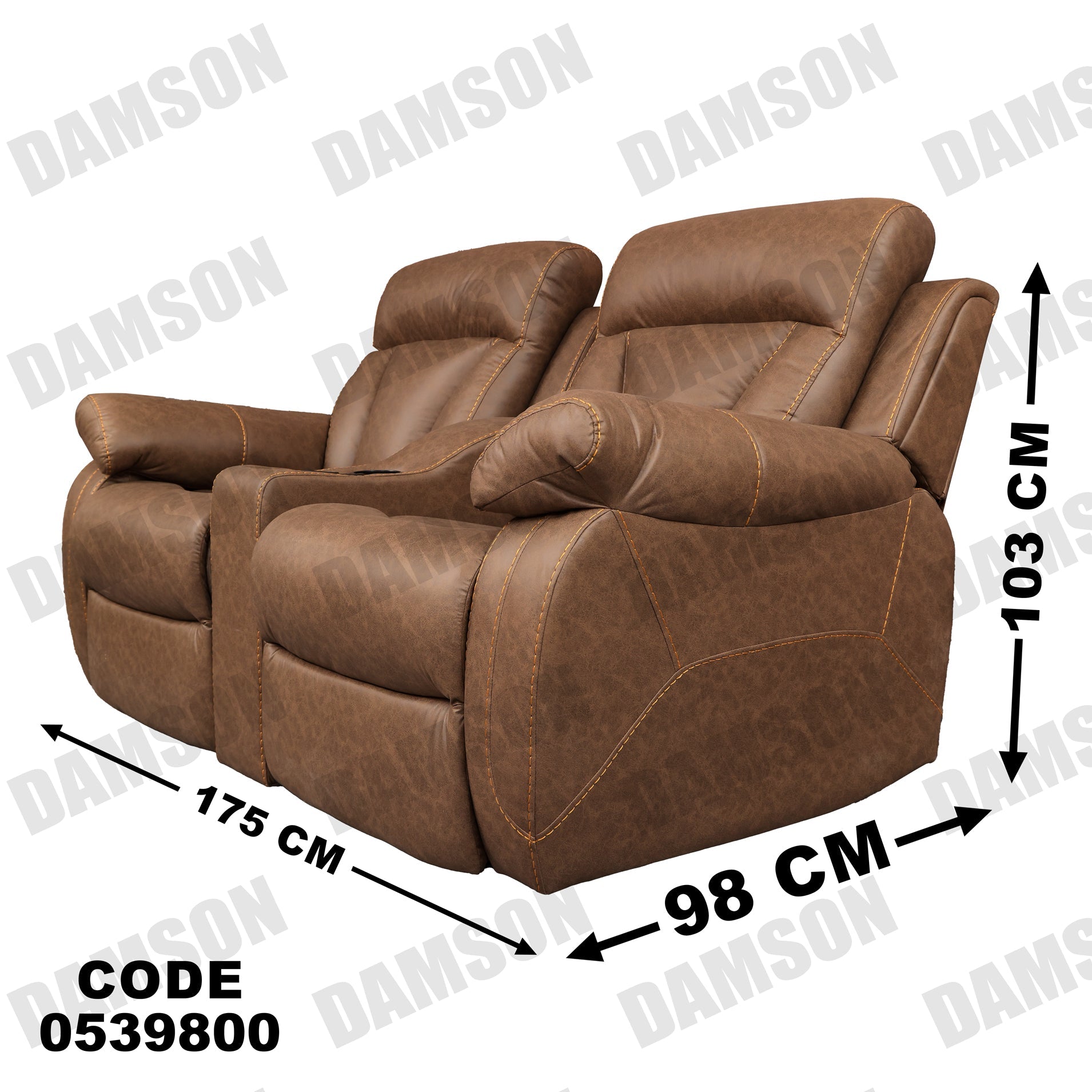 كنبة 4-398 - Damson Furnitureكنبة 4-398