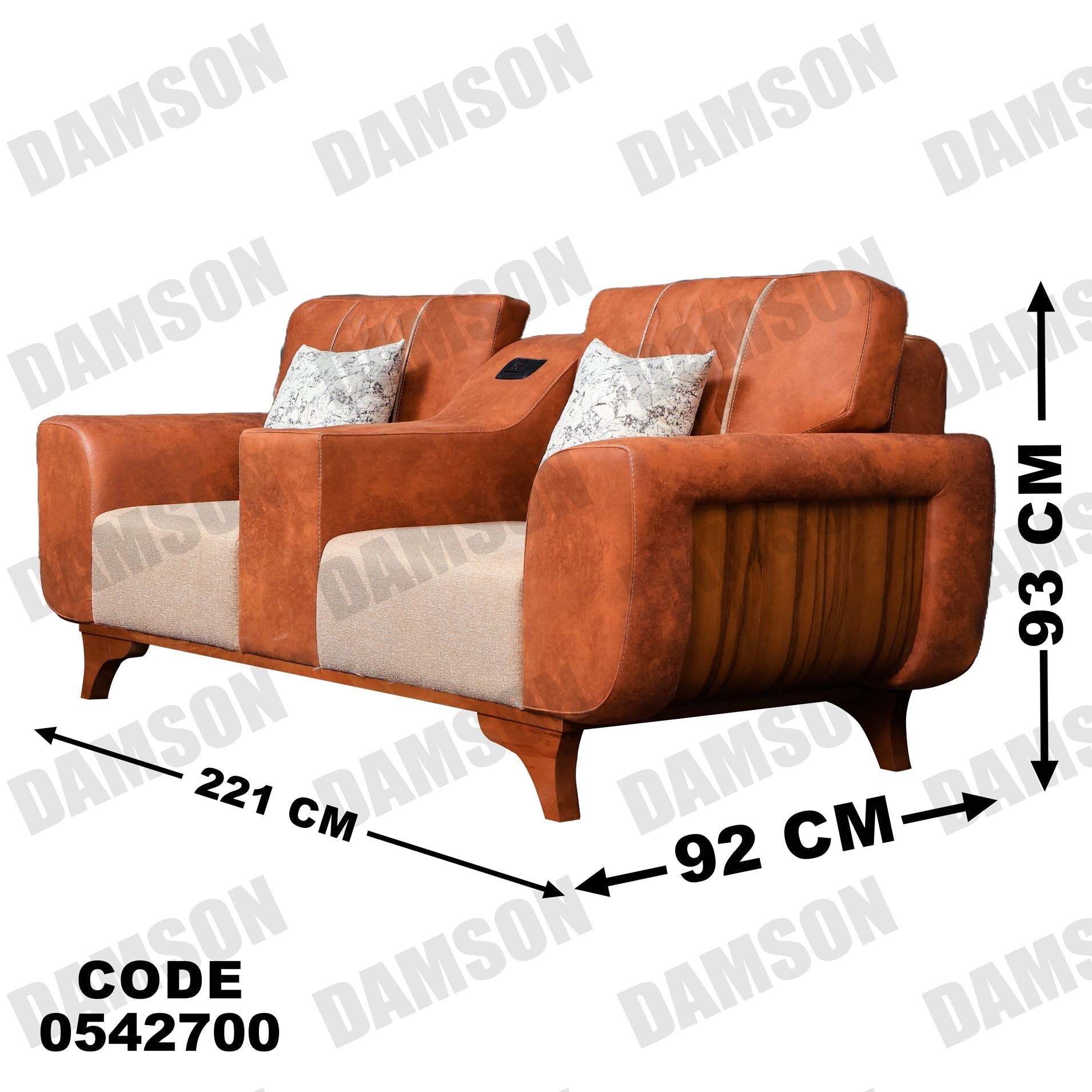 كنبة 4-427 - Damson Furnitureكنبة 4-427
