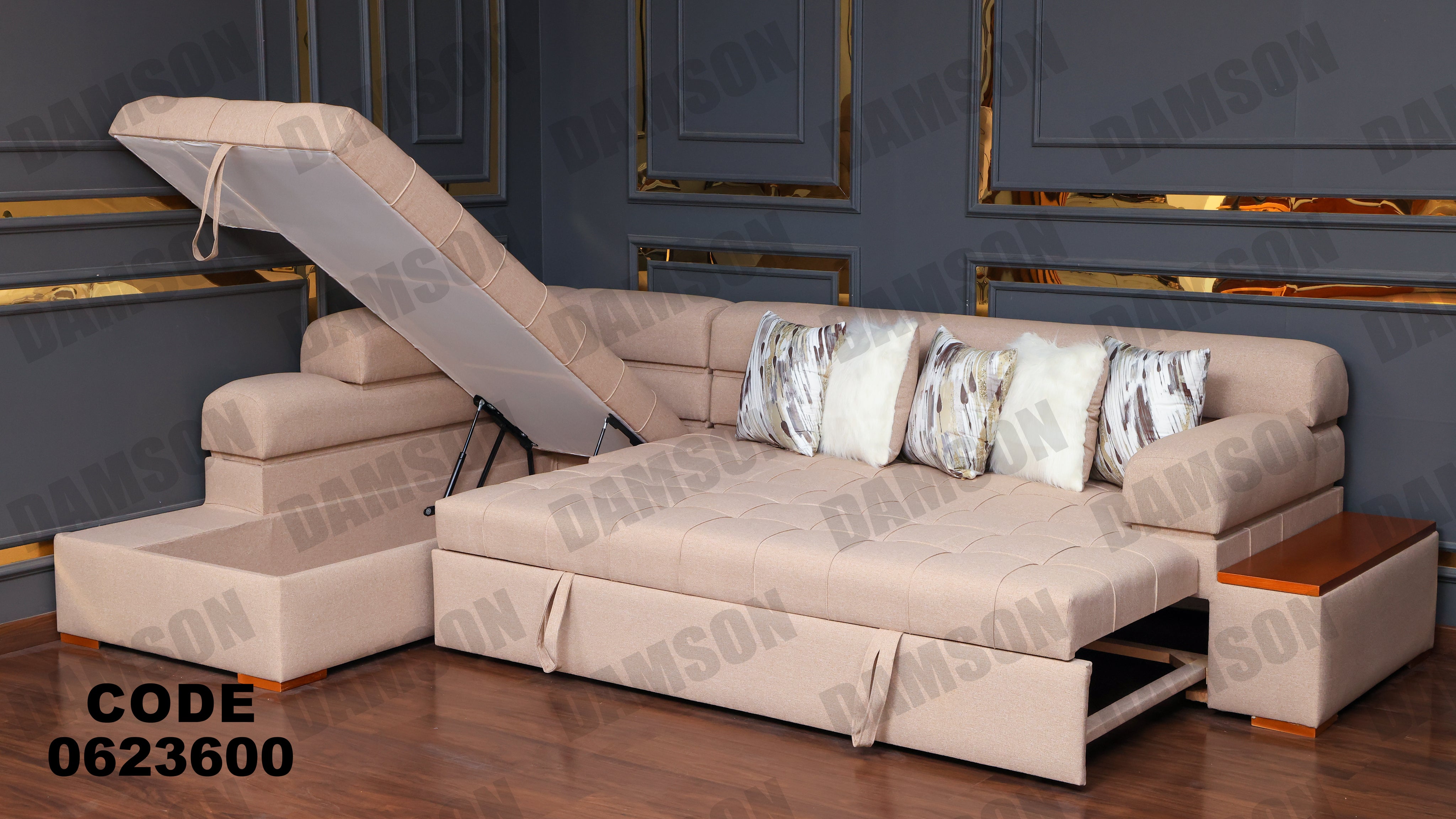 ركنة سرير و سحارة 236 - Damson Furnitureركنة سرير و سحارة 236