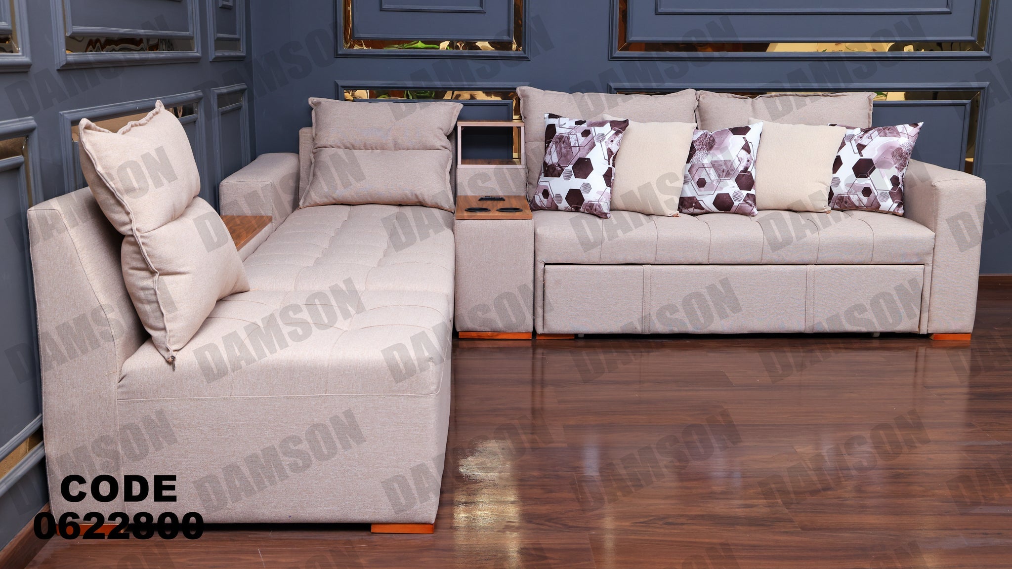 ركنة سرير وسحارة 228 - Damson Furnitureركنة سرير وسحارة 228