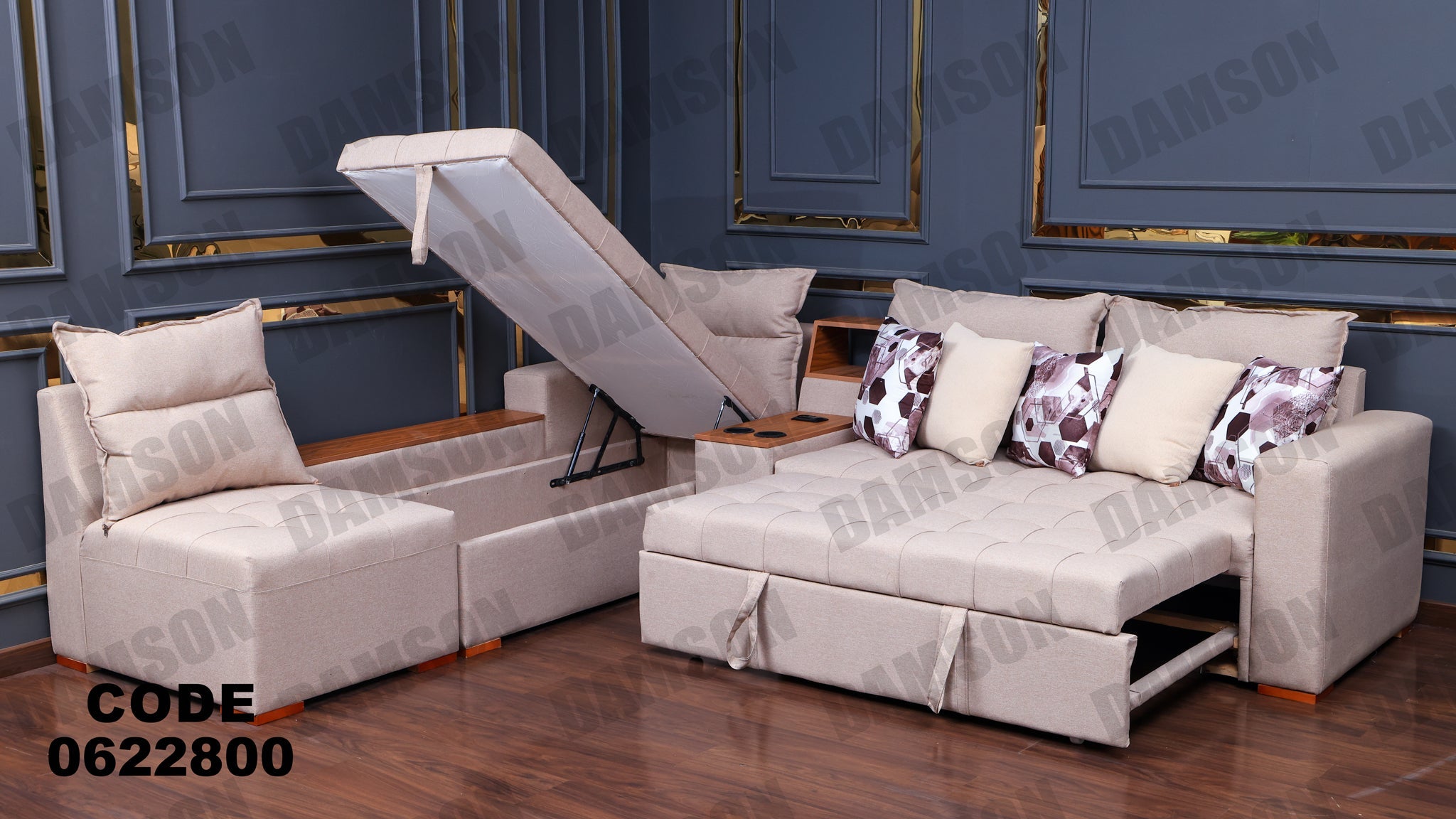 ركنة سرير وسحارة 228 - Damson Furnitureركنة سرير وسحارة 228