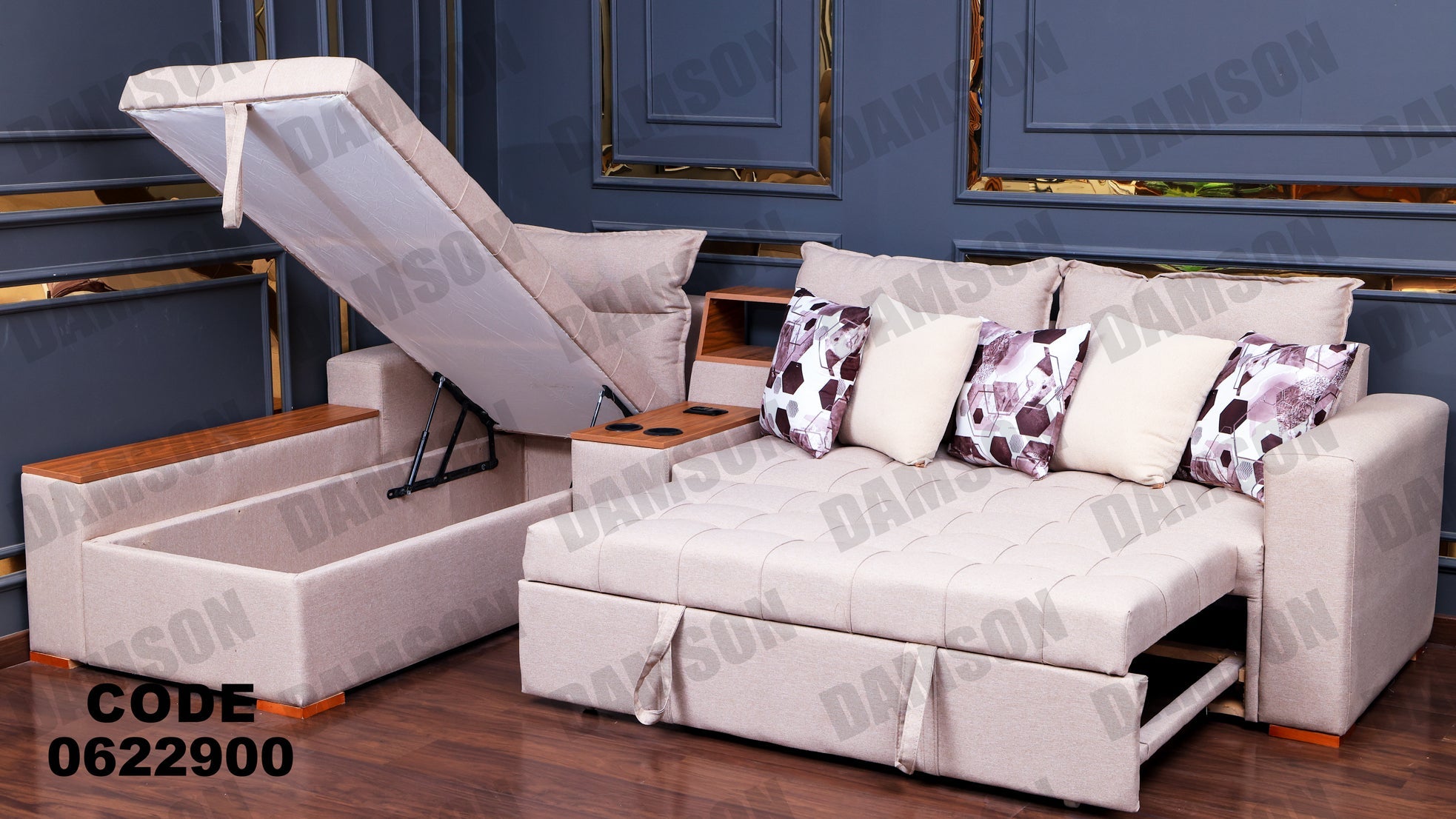 ركنة سرير وسحارة 229 - Damson Furnitureركنة سرير وسحارة 229