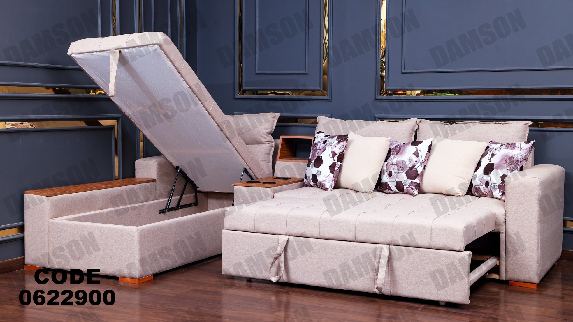 ركنة سرير وسحارة 229 - Damson Furnitureركنة سرير وسحارة 229