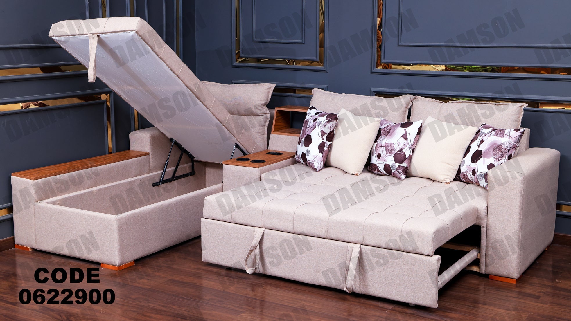 ركنة سرير وسحارة 229 - Damson Furnitureركنة سرير وسحارة 229