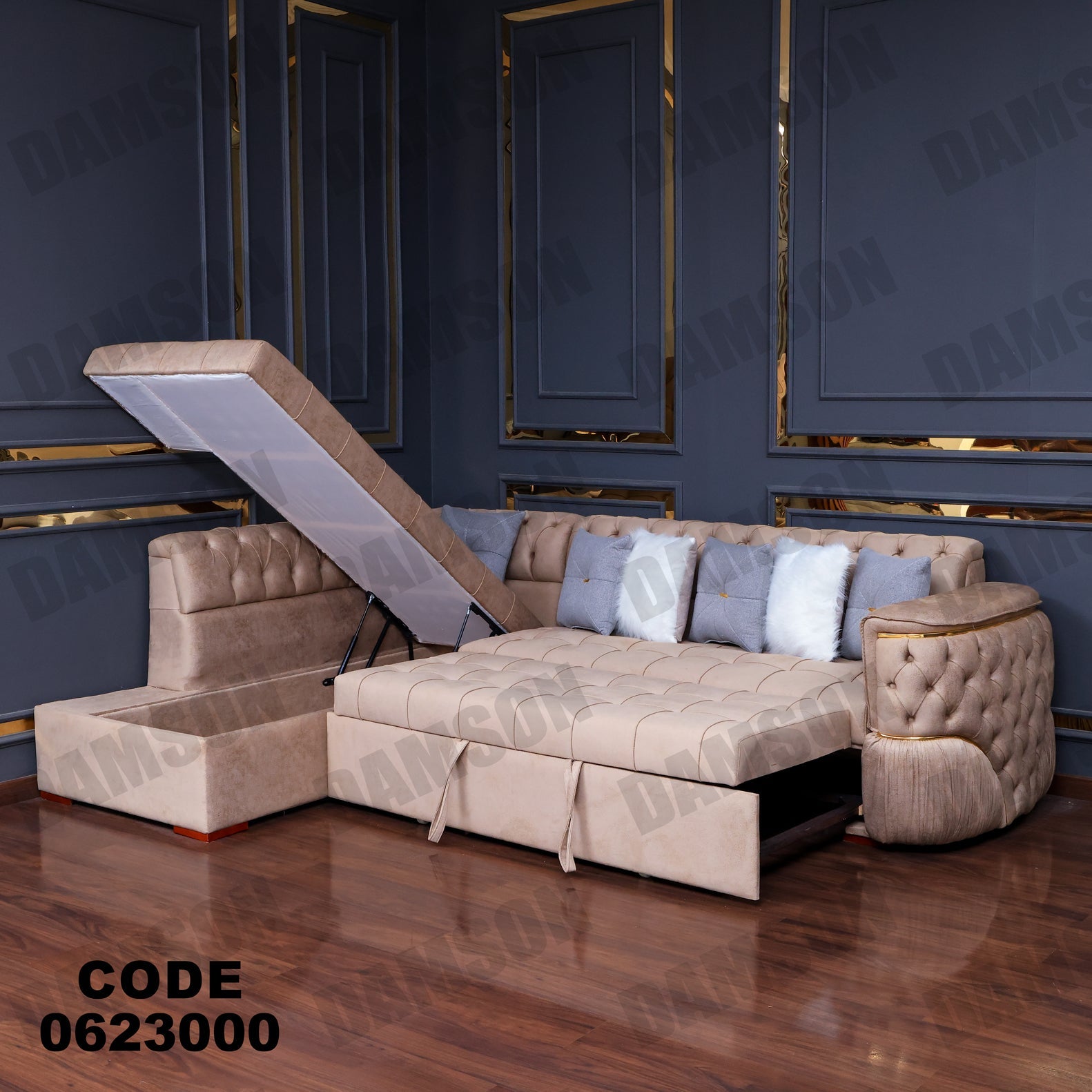 ركنة سرير وسحارة 230 - Damson Furnitureركنة سرير وسحارة 230