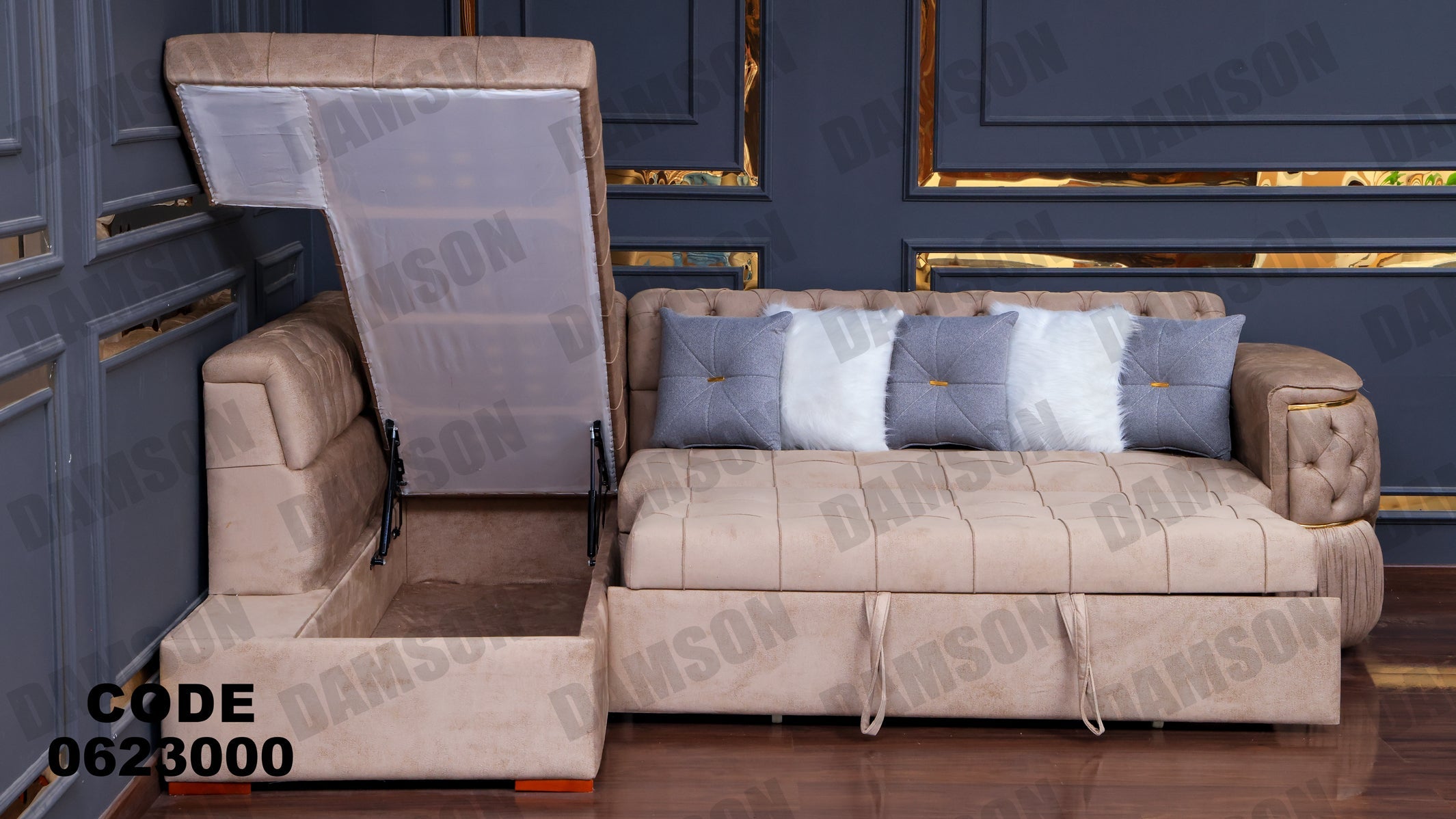 ركنة سرير وسحارة 230 - Damson Furnitureركنة سرير وسحارة 230