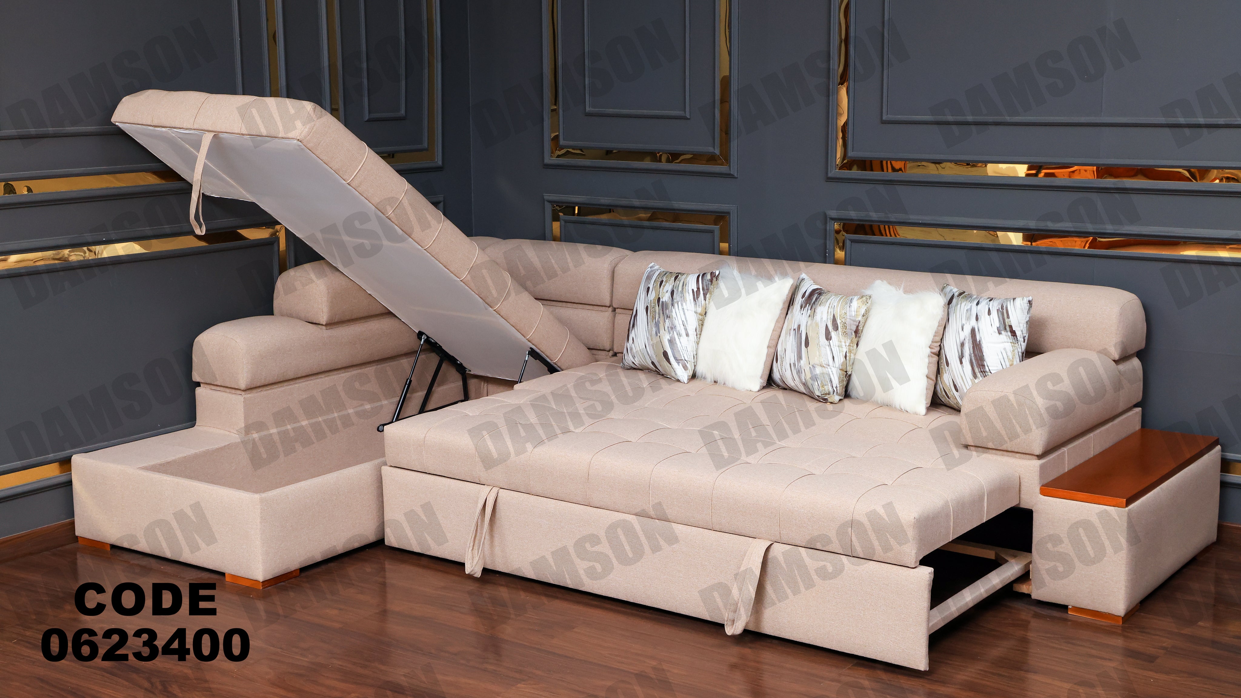 ركنة سرير وسحارة 234 - Damson Furnitureركنة سرير وسحارة 234