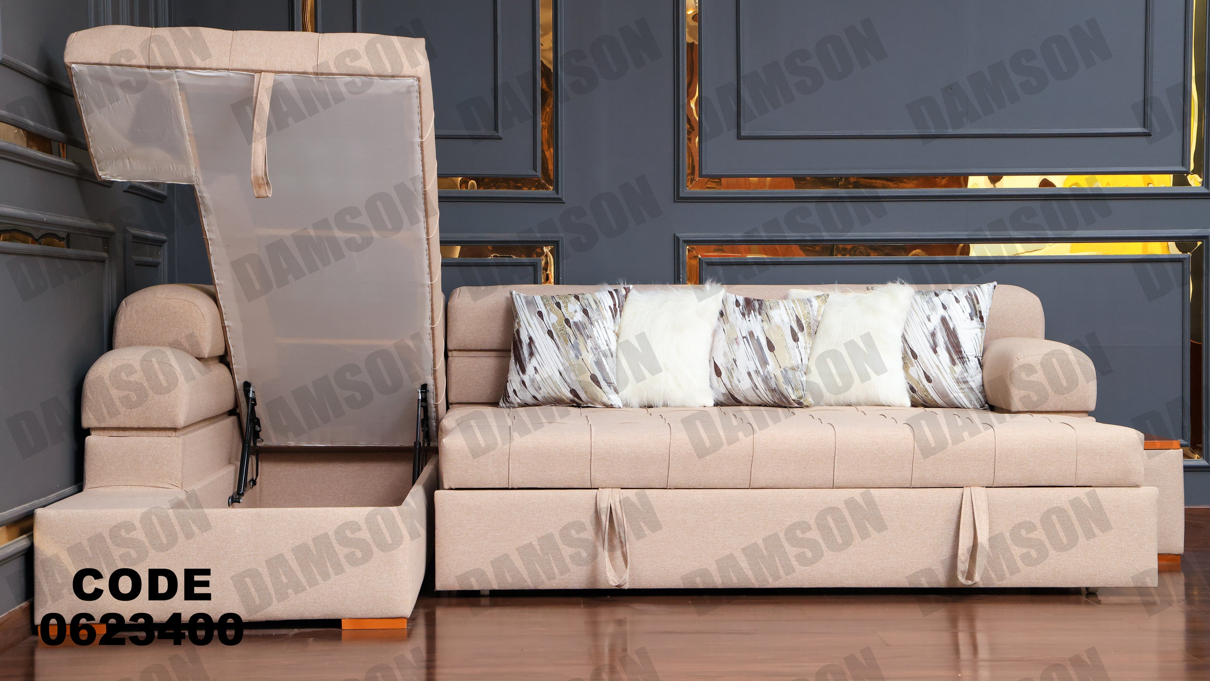 ركنة سرير وسحارة 234 - Damson Furnitureركنة سرير وسحارة 234