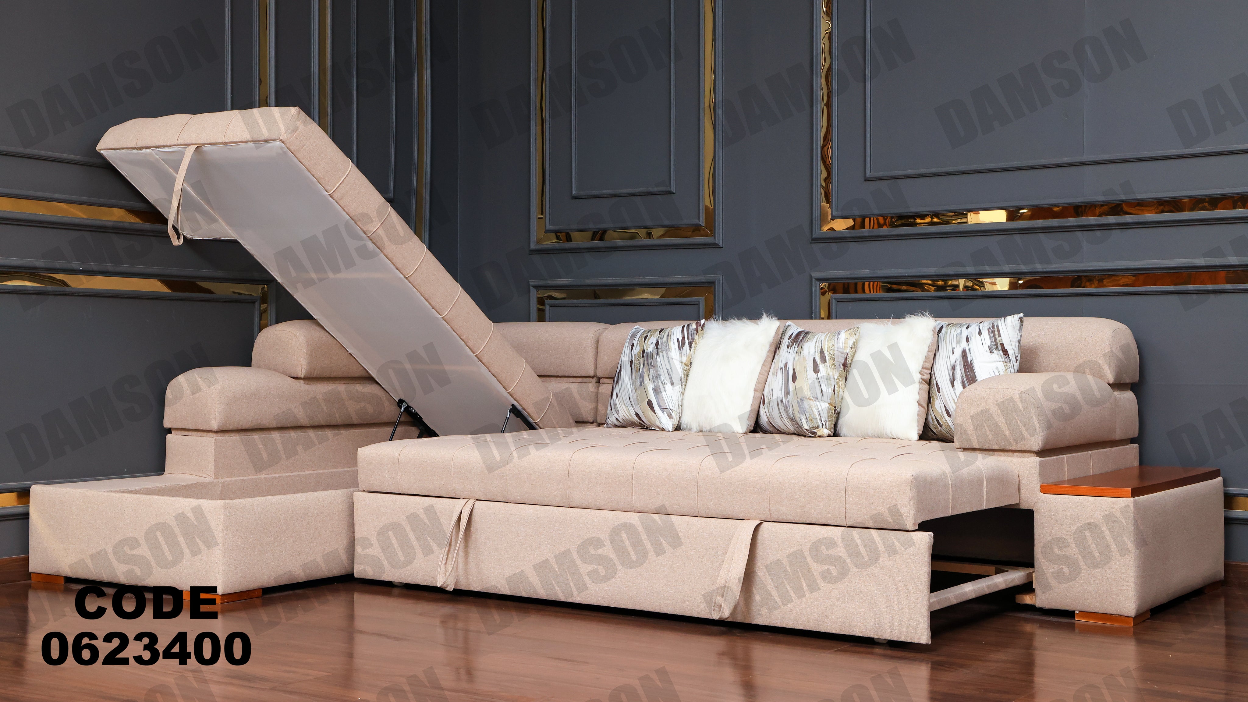 ركنة سرير وسحارة 234 - Damson Furnitureركنة سرير وسحارة 234