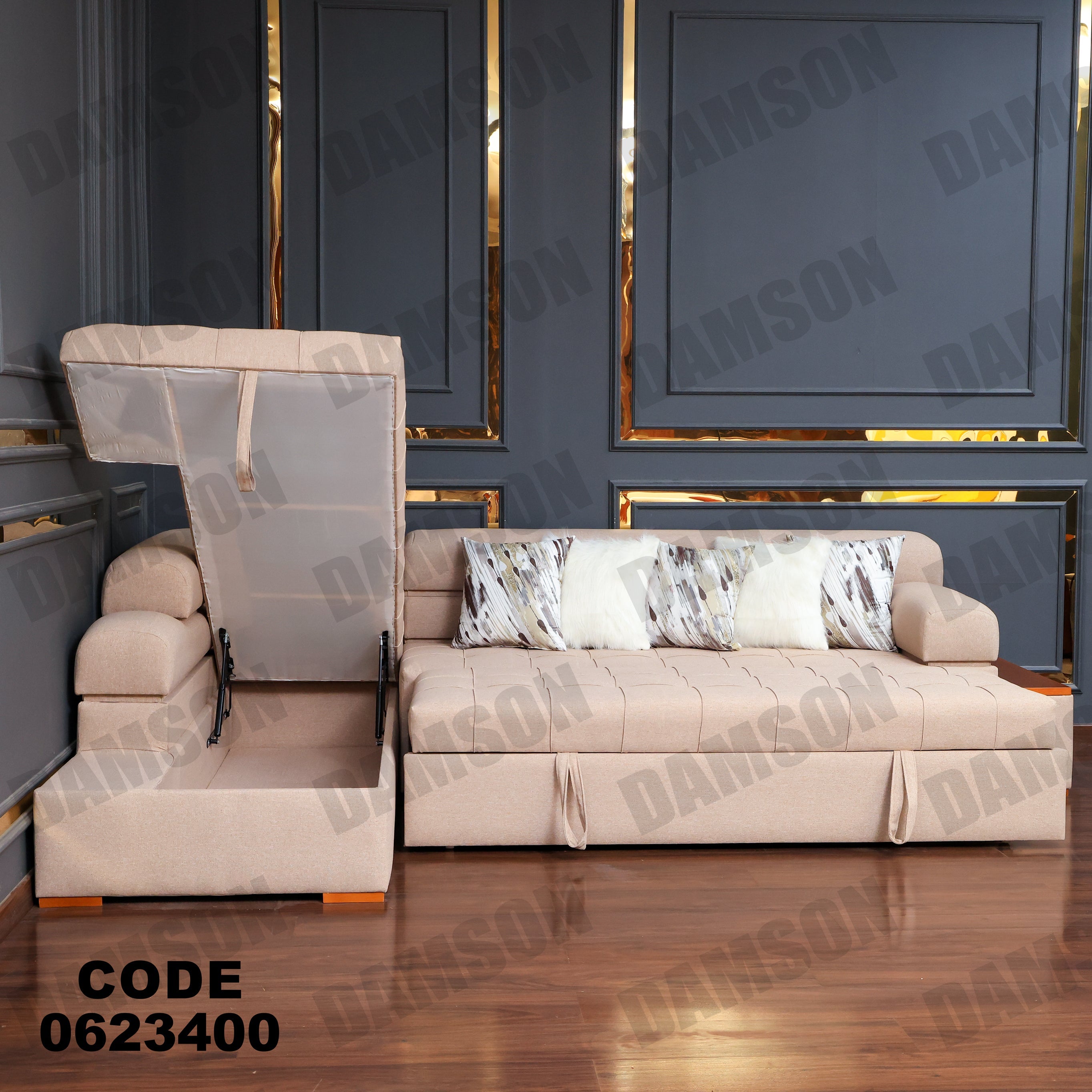 ركنة سرير وسحارة 234 - Damson Furnitureركنة سرير وسحارة 234