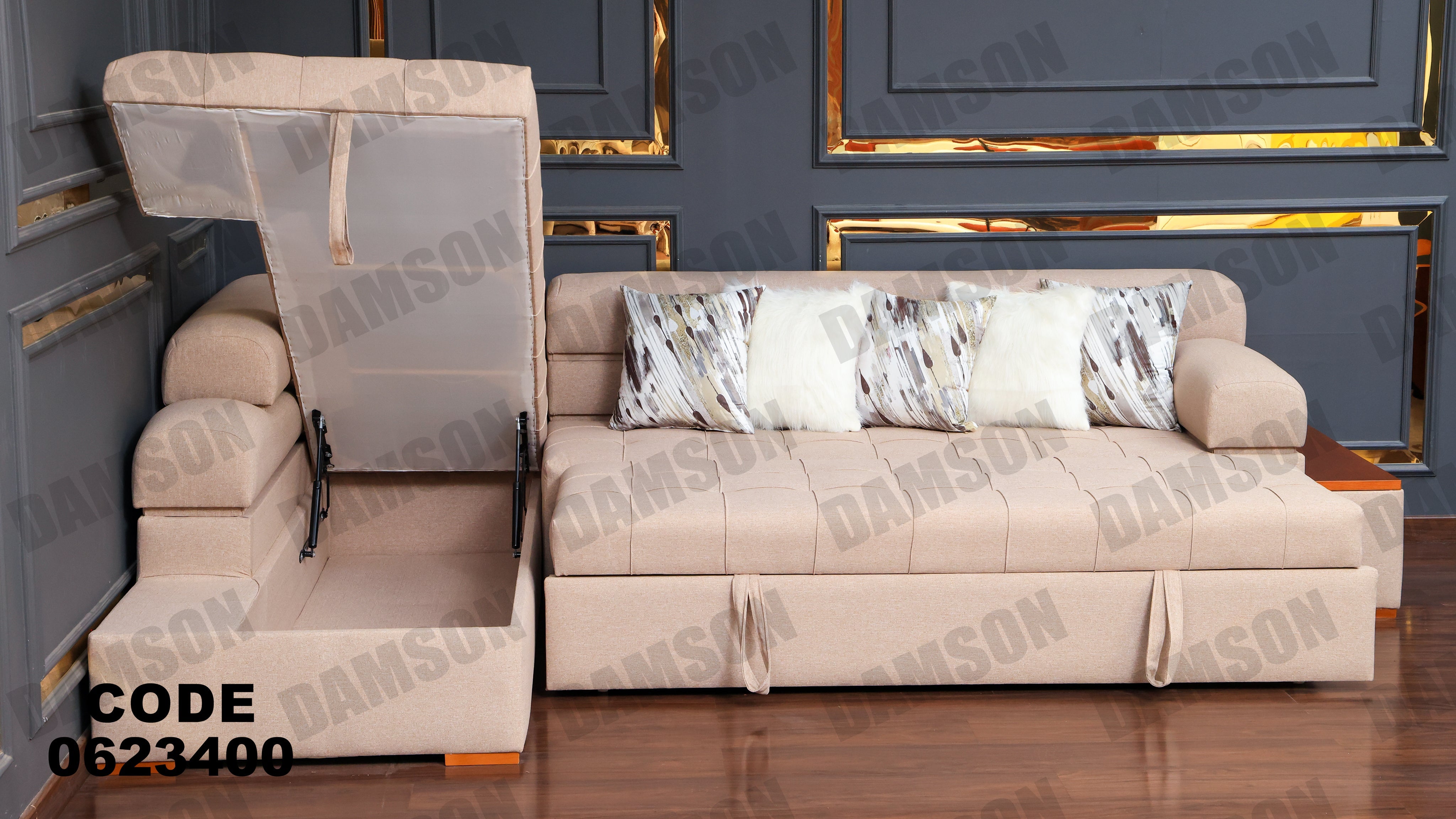 ركنة سرير وسحارة 234 - Damson Furnitureركنة سرير وسحارة 234