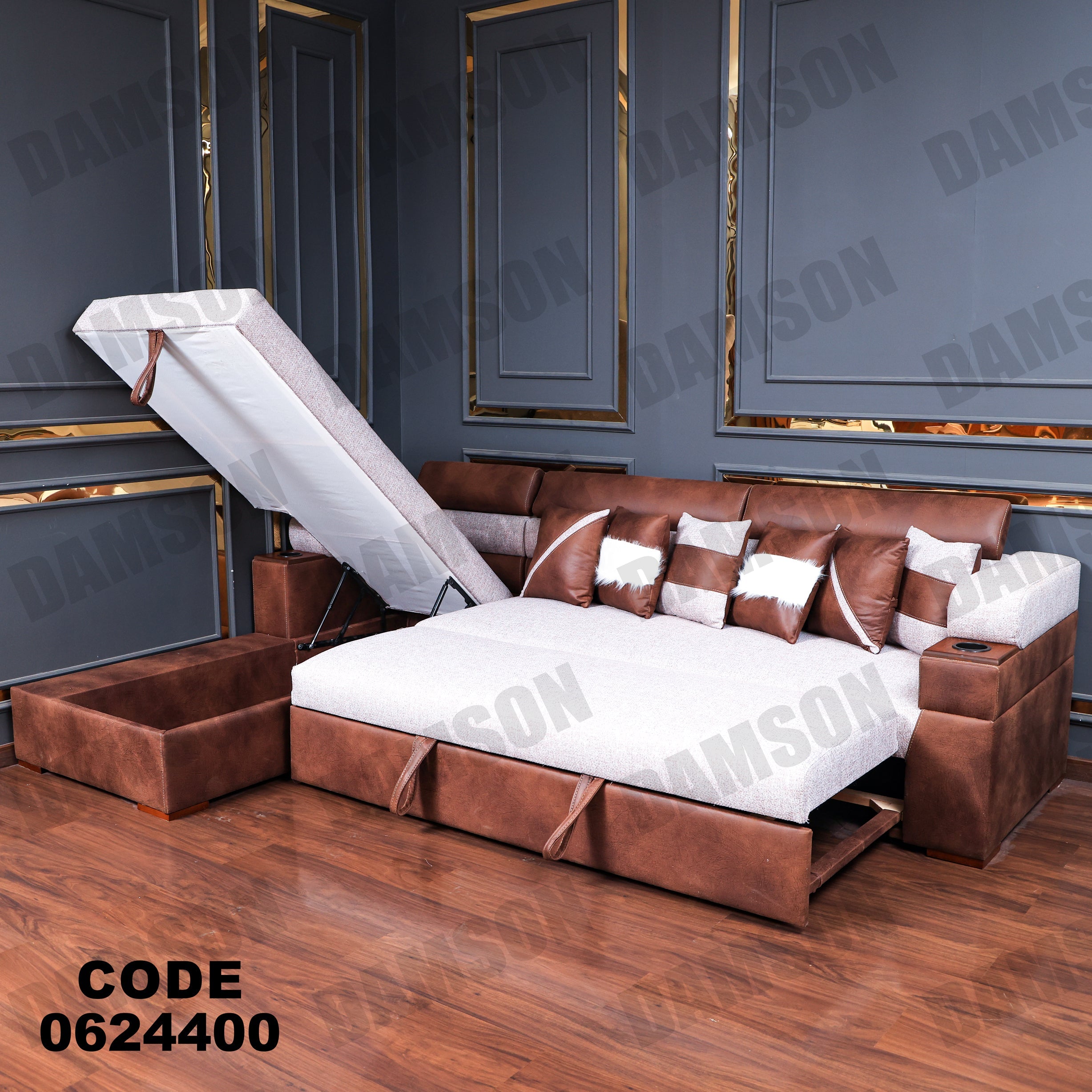 ركنة سرير وسحارة 244 - Damson Furnitureركنة سرير وسحارة 244