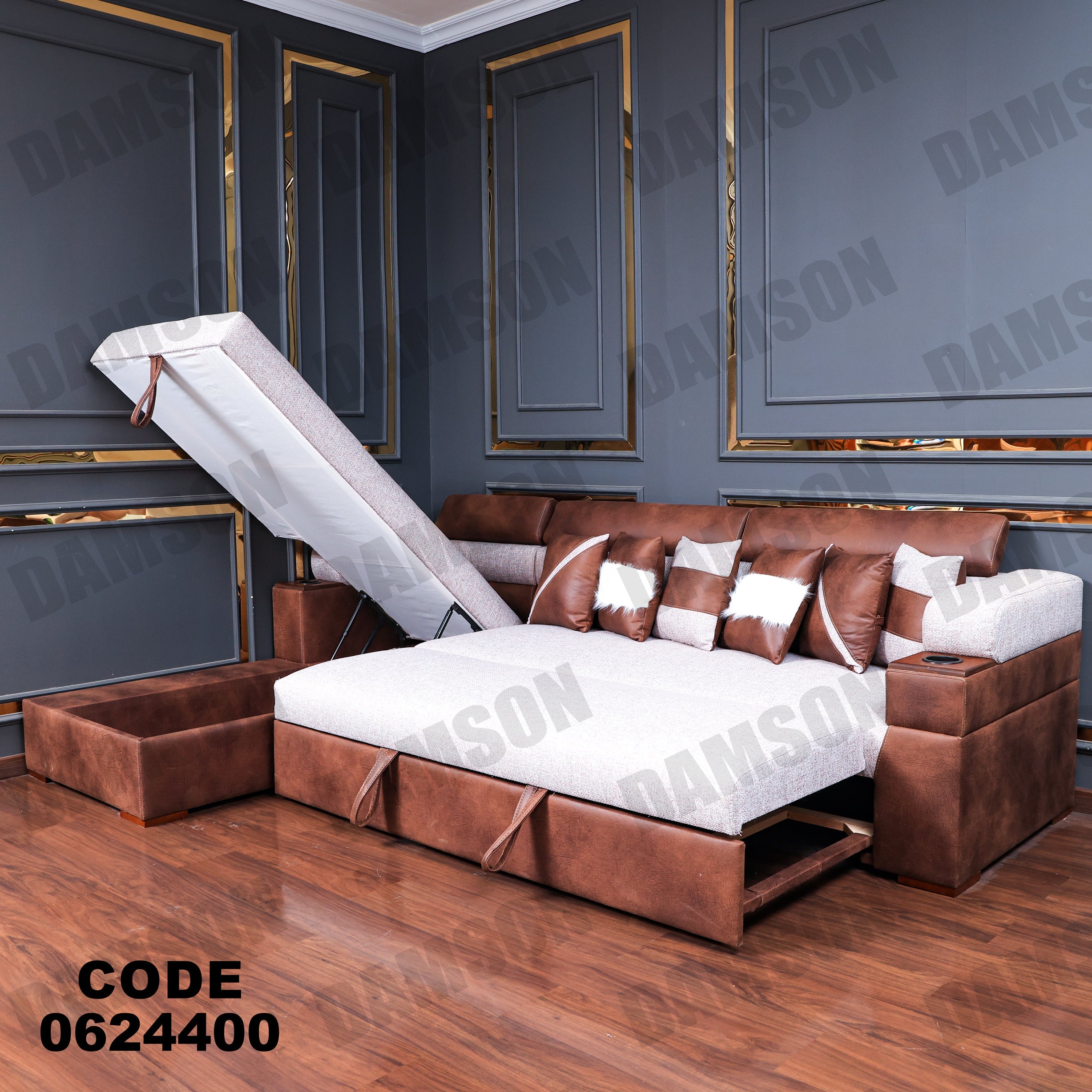 ركنة سرير وسحارة 244 - Damson Furnitureركنة سرير وسحارة 244