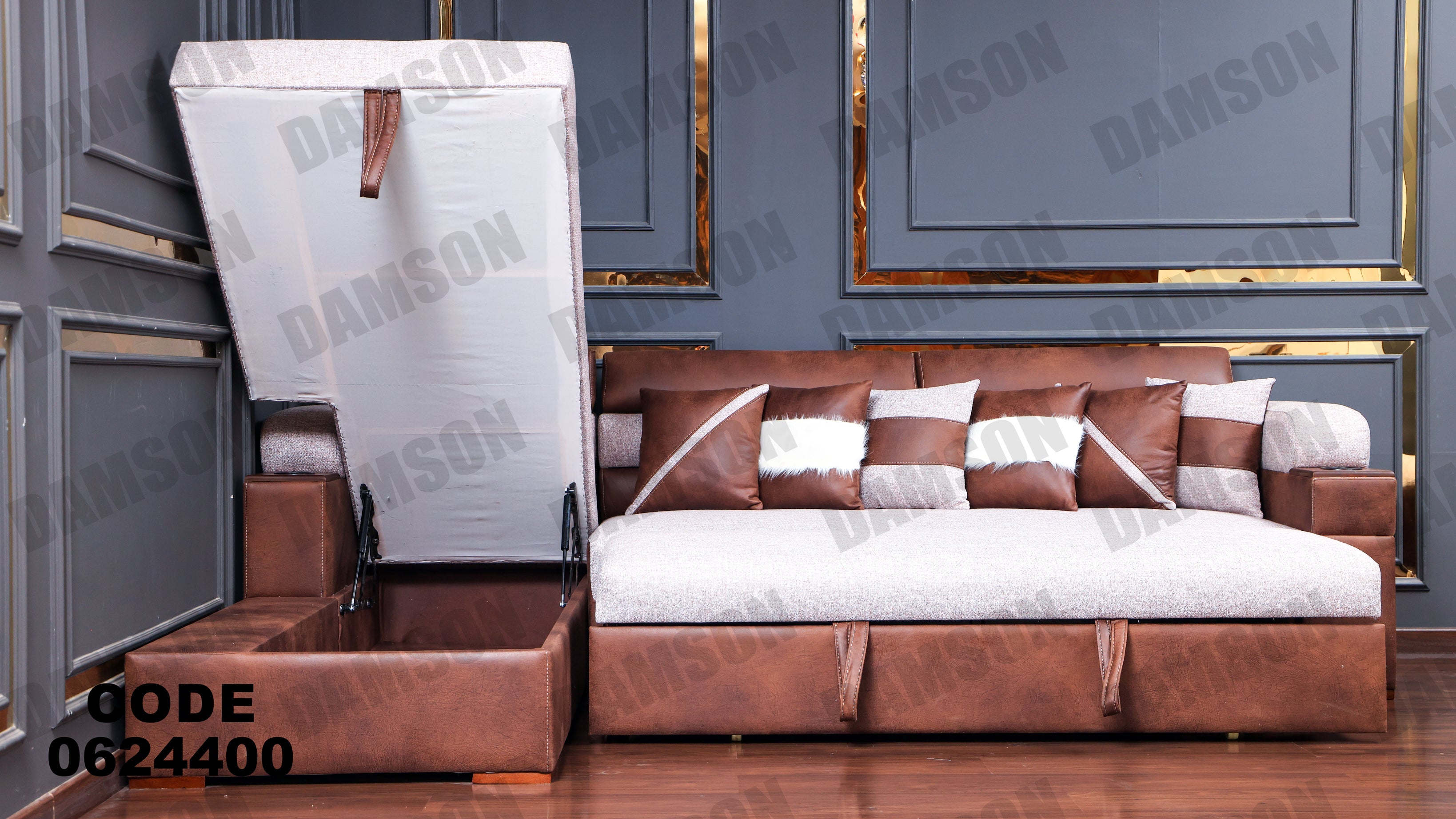 ركنة سرير وسحارة 244 - Damson Furnitureركنة سرير وسحارة 244