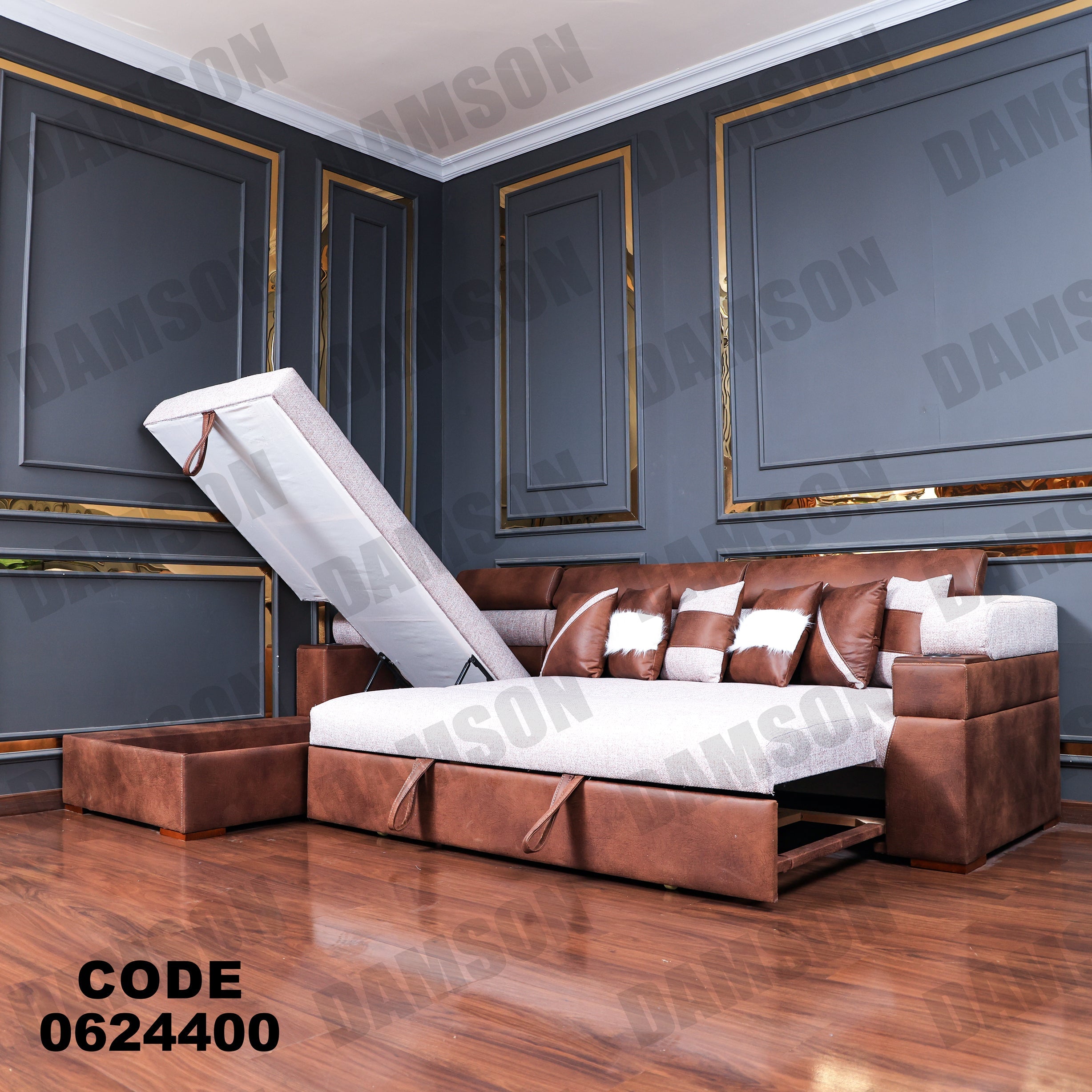 ركنة سرير وسحارة 244 - Damson Furnitureركنة سرير وسحارة 244