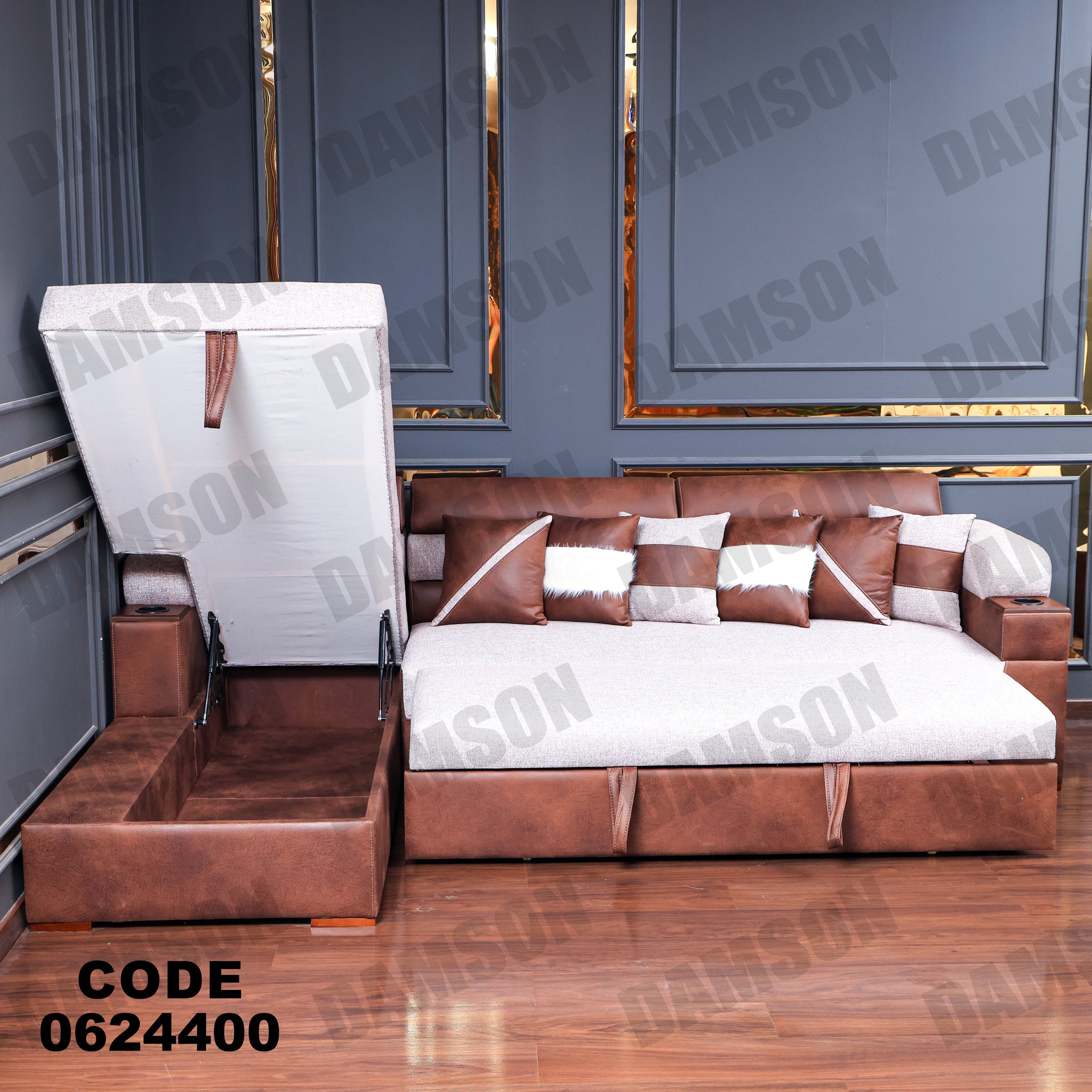 ركنة سرير وسحارة 244 - Damson Furnitureركنة سرير وسحارة 244