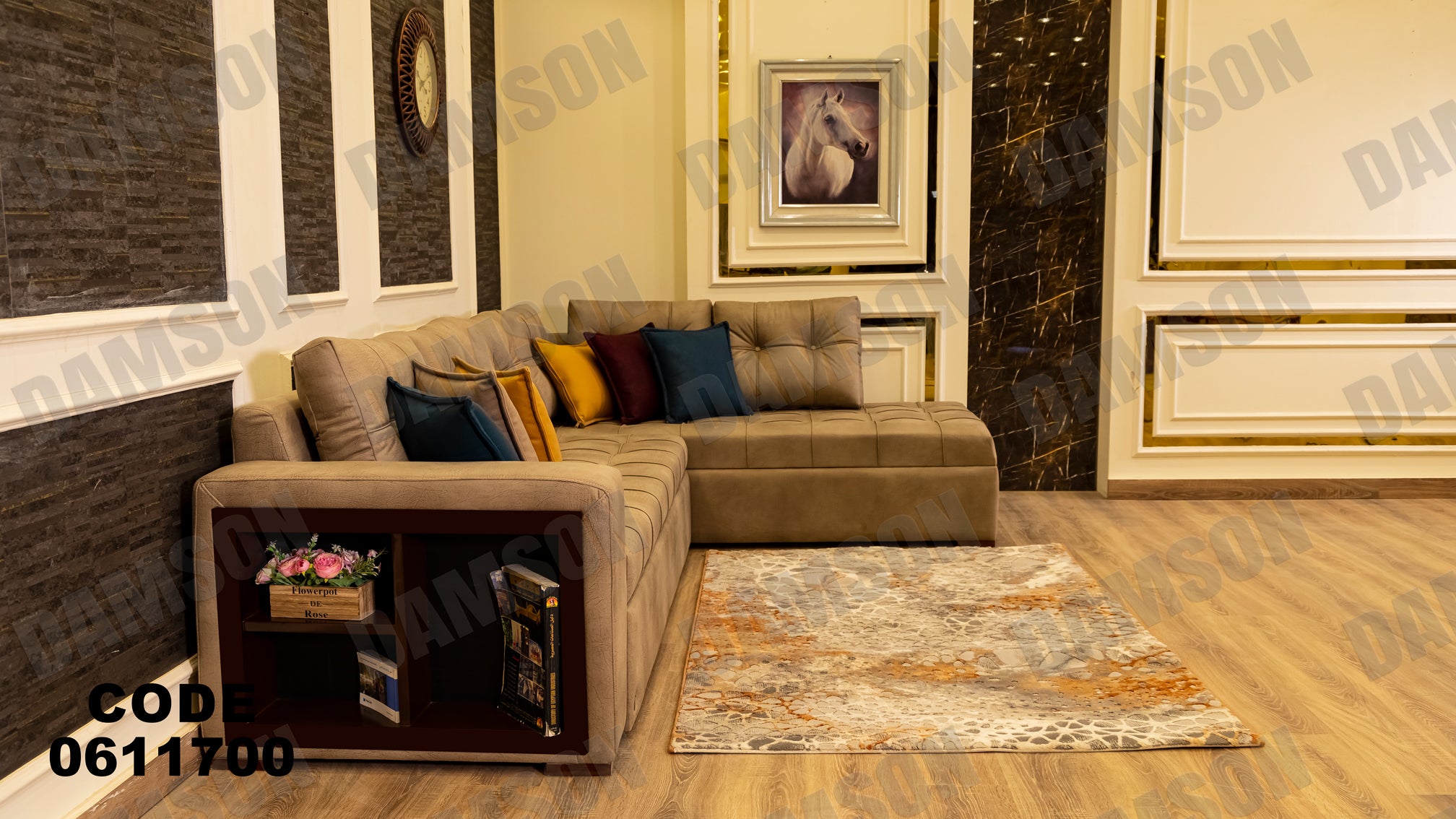 ركنة سرير و سحارة 117 - Damson Furnitureركنة سرير و سحارة 117
