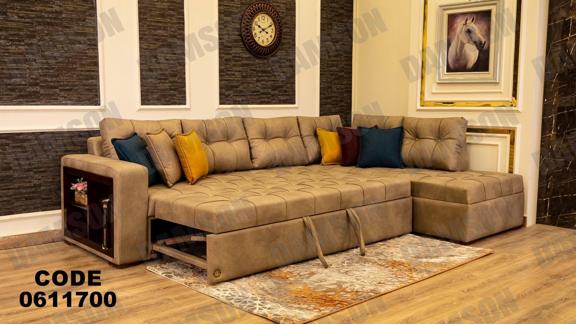 ركنة سرير و سحارة 117 - Damson Furnitureركنة سرير و سحارة 117