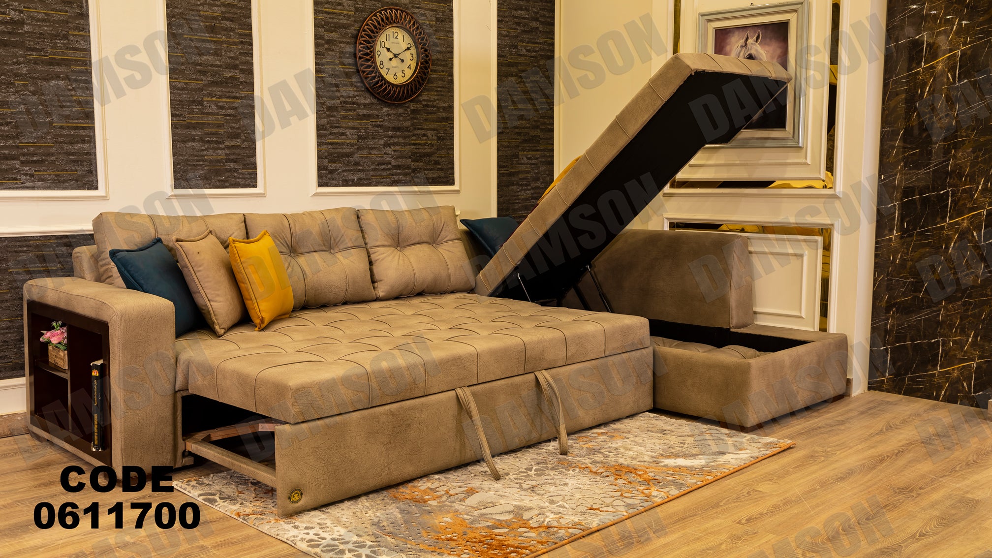 ركنة سرير و سحارة 117 - Damson Furnitureركنة سرير و سحارة 117
