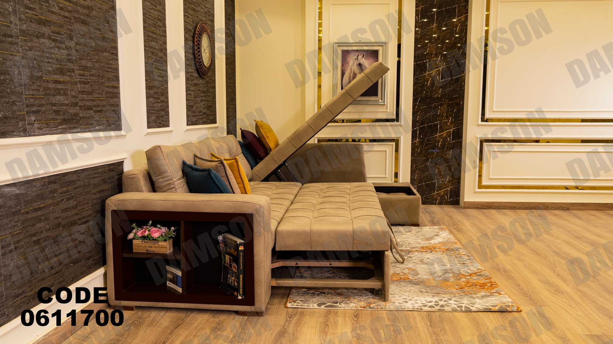 ركنة سرير و سحارة 117 - Damson Furnitureركنة سرير و سحارة 117