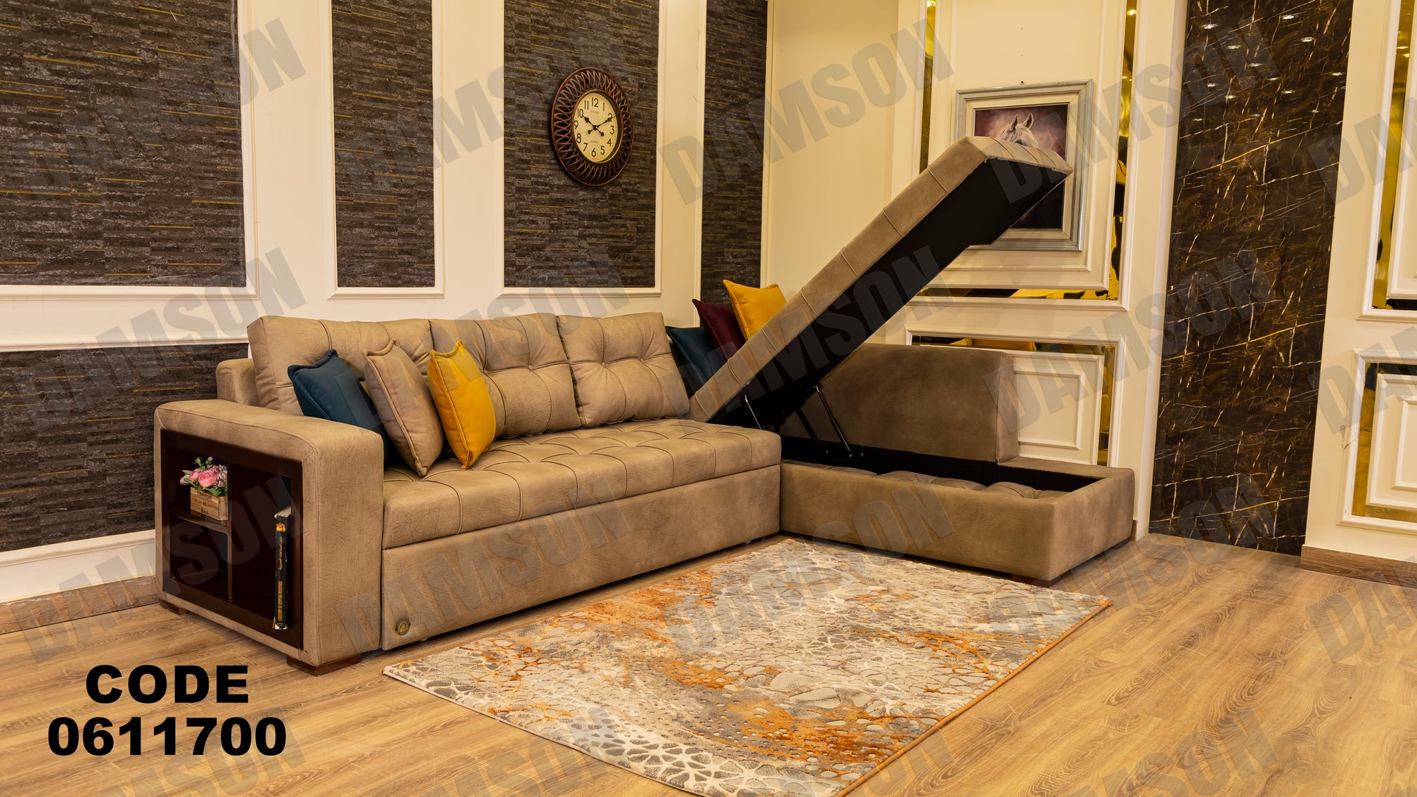 ركنة سرير و سحارة 117 - Damson Furnitureركنة سرير و سحارة 117